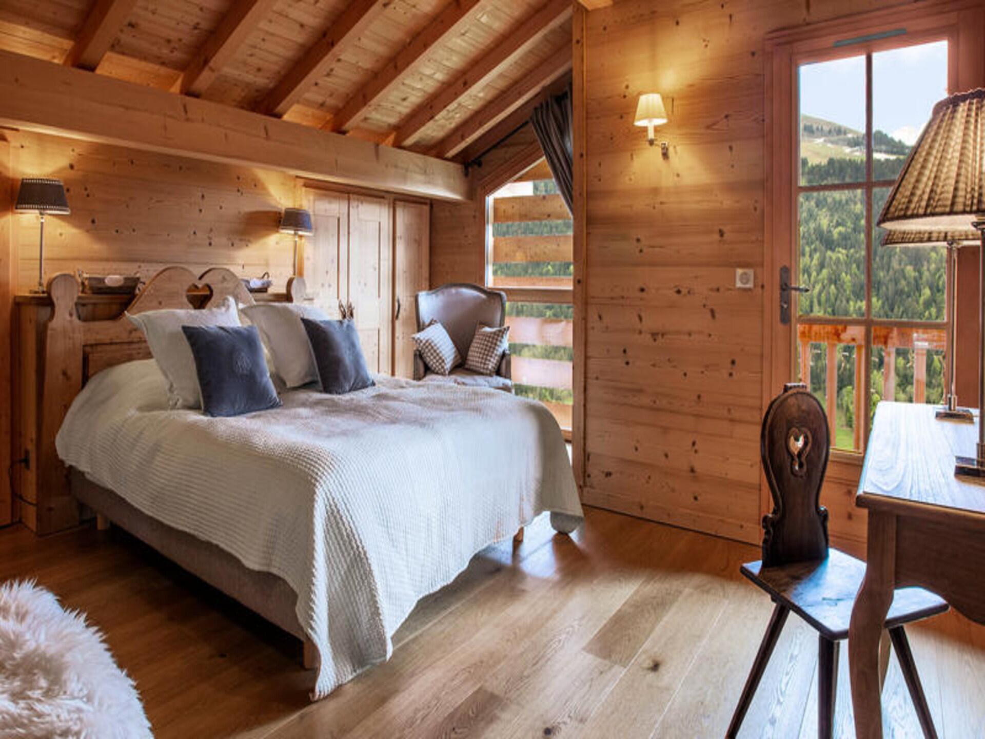 Luxe chaletappartement voor 10 personen met jacuzzi en panoramisch uitzicht in La Clusaz - foto 17