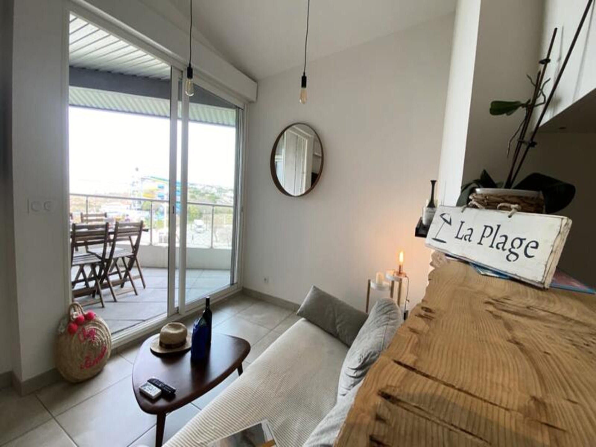 Studio met privéstrand, zeezicht en zonsondergang op het terras in Le Grau-du-Roi - foto 17