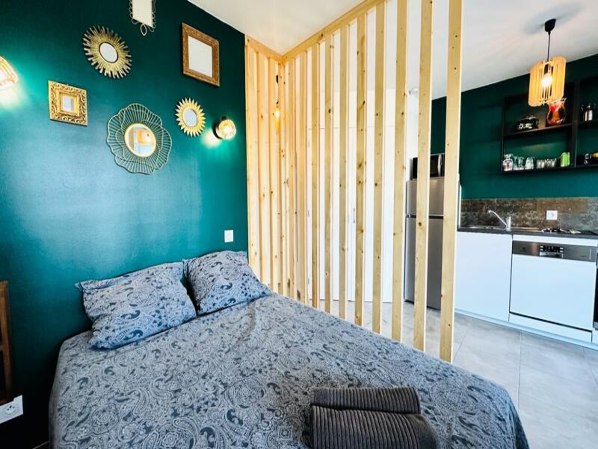 Studio met zeezicht in Résidence L'Emeraude Au Soleil, direct aan het strand - foto 8