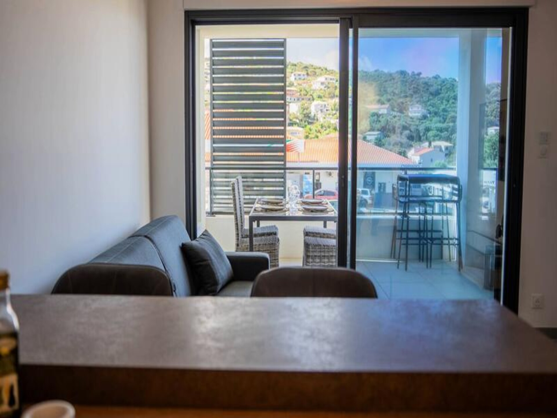 Licht appartement met airco en terras, vlakbij strand en haven Propriano - foto 9