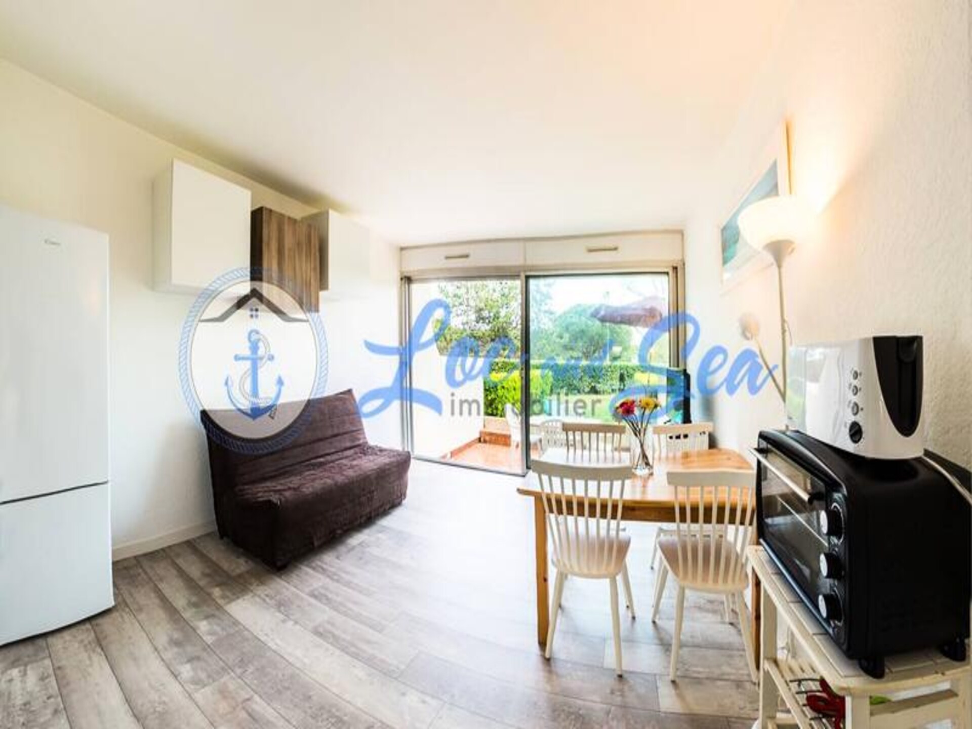 Studio aan zee in Le Grau du Roi met zwembad en privétuin - foto 12