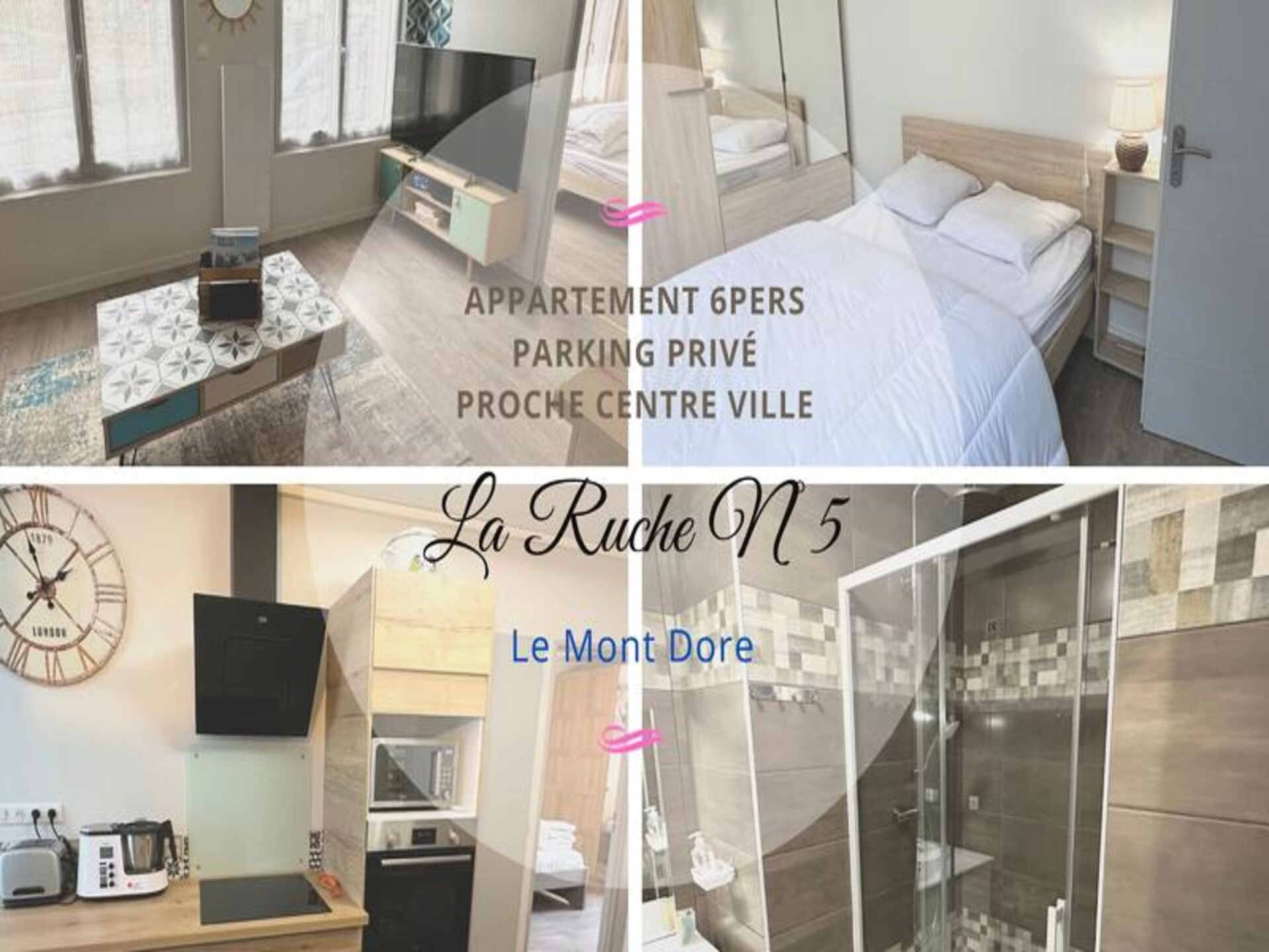 Gerenoveerd 3-kamerappartement voor 7 personen, 500m van centrum Le Mont-Dore - foto 1