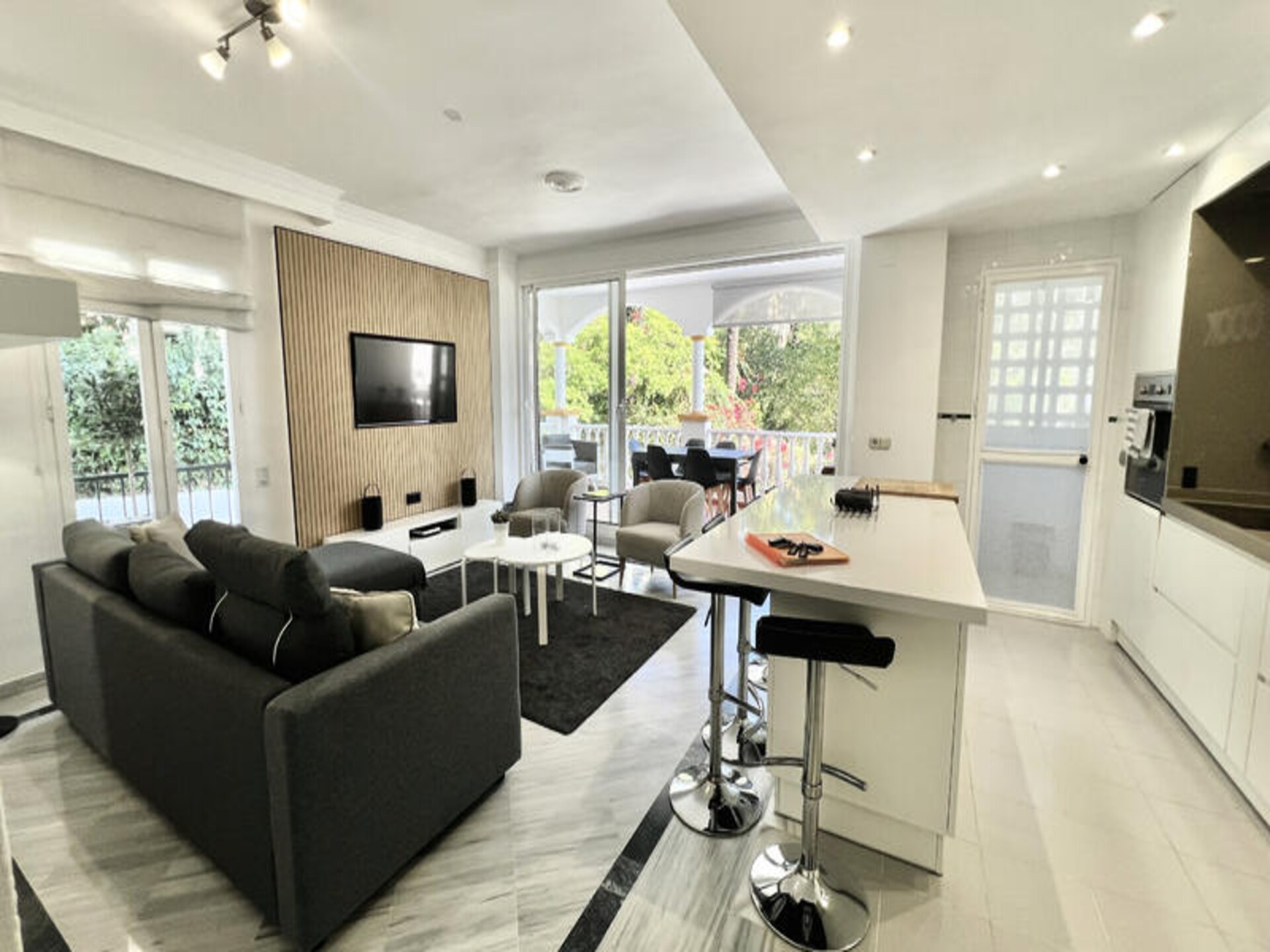 Licht appartement op 400 meter van het strand in Marbella met zwembad - foto 14