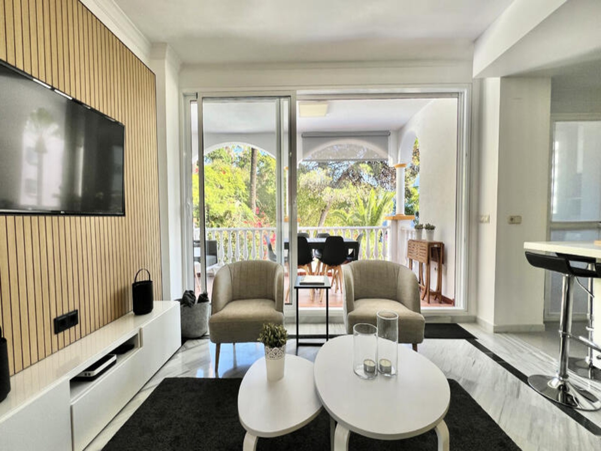 Licht appartement op 400 meter van het strand in Marbella met zwembad - foto 15