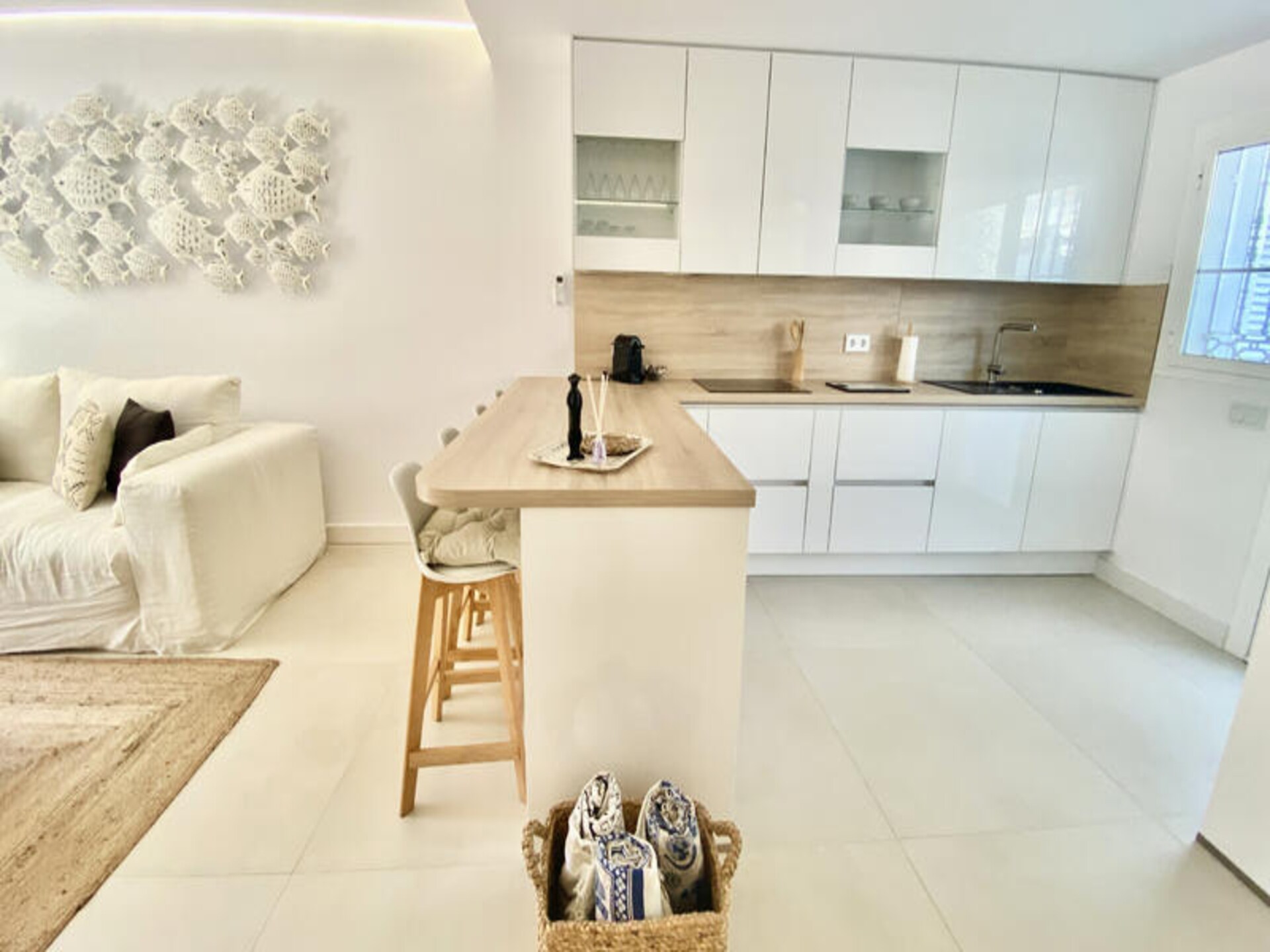 Zonovergoten appartement op 30 meter van het strand in La Cala de Mijas - foto 11