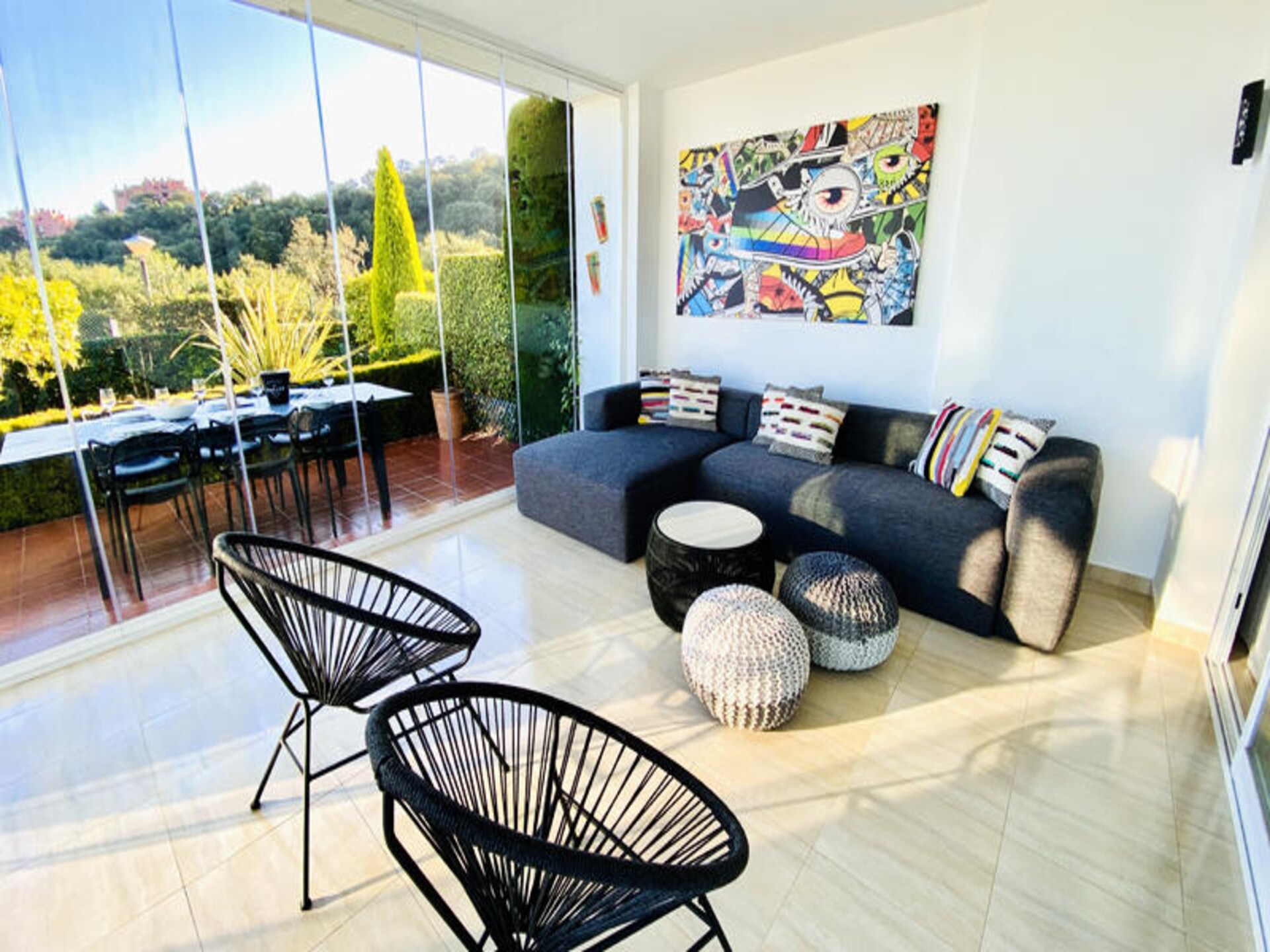 Luxe hoekappartement met zeezicht en gratis golf in La Mairena - foto 12