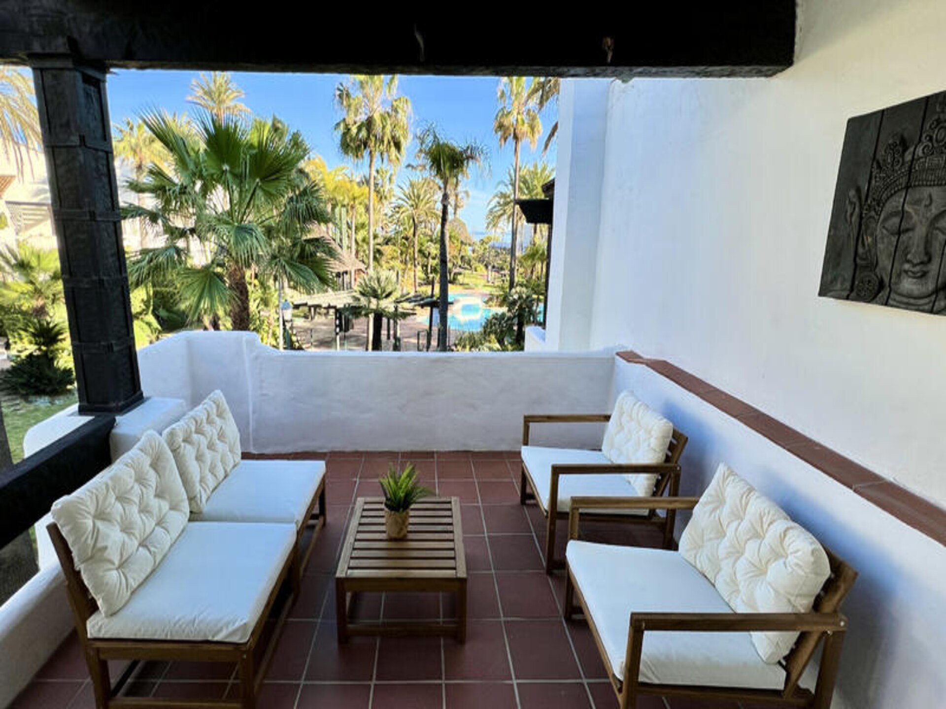 Strandappartement met privétuin en zeezicht op 30 meter van zee in Estepona - foto 34