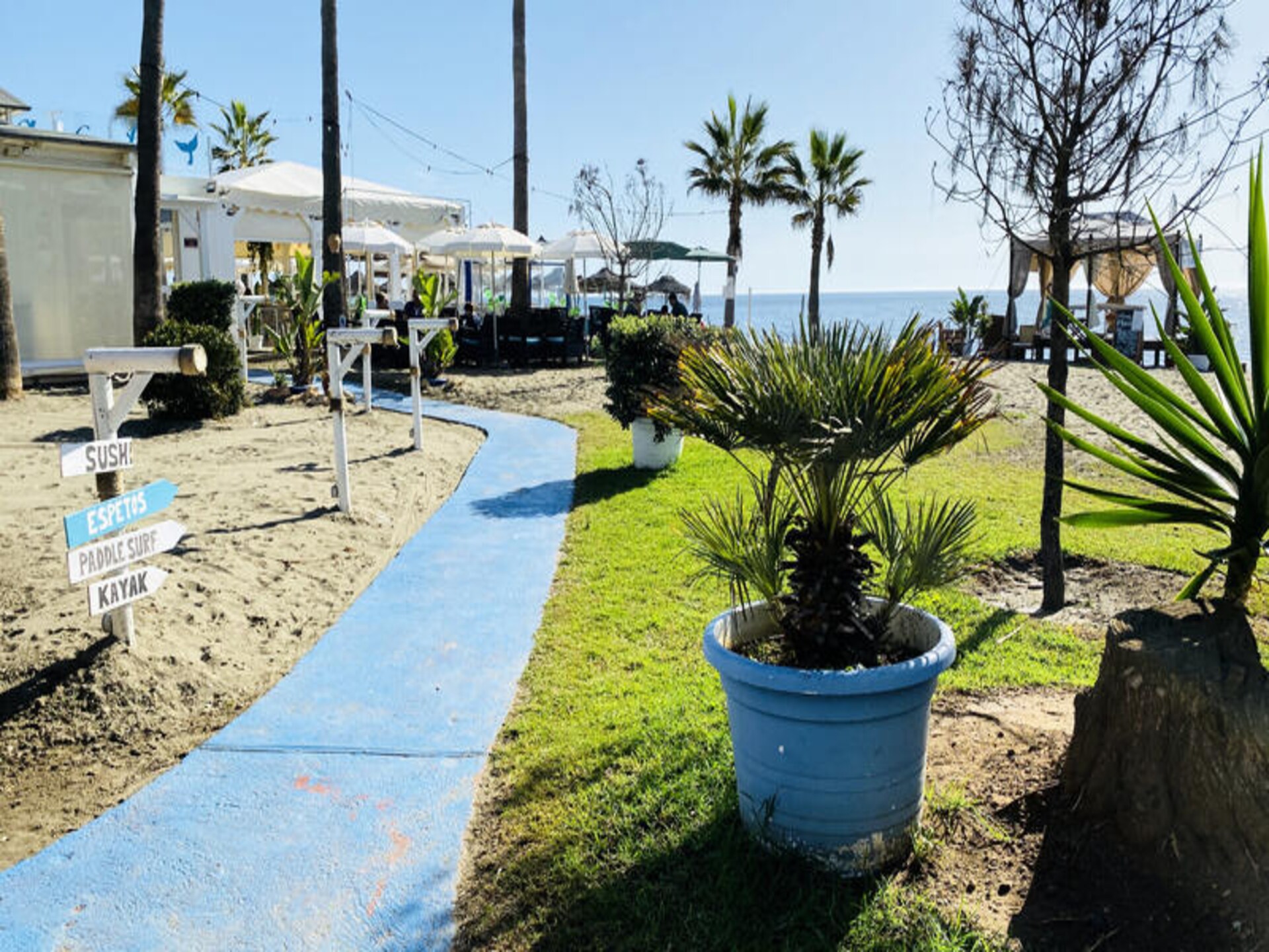 Strandappartement met privétuin en zeezicht op 30 meter van zee in Estepona - foto 64