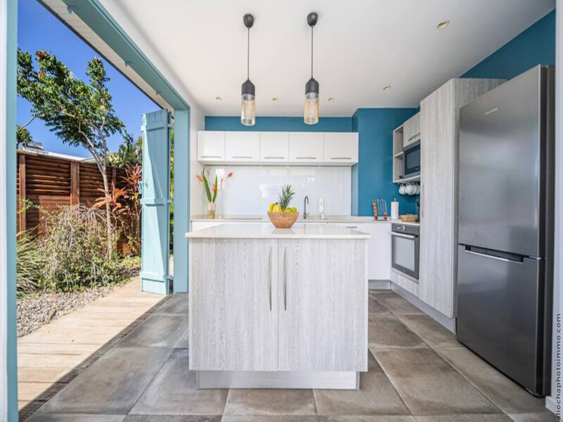 Luxe appartement voor 6 personen met tuin en airco nabij strand Gros Raisin - foto 5