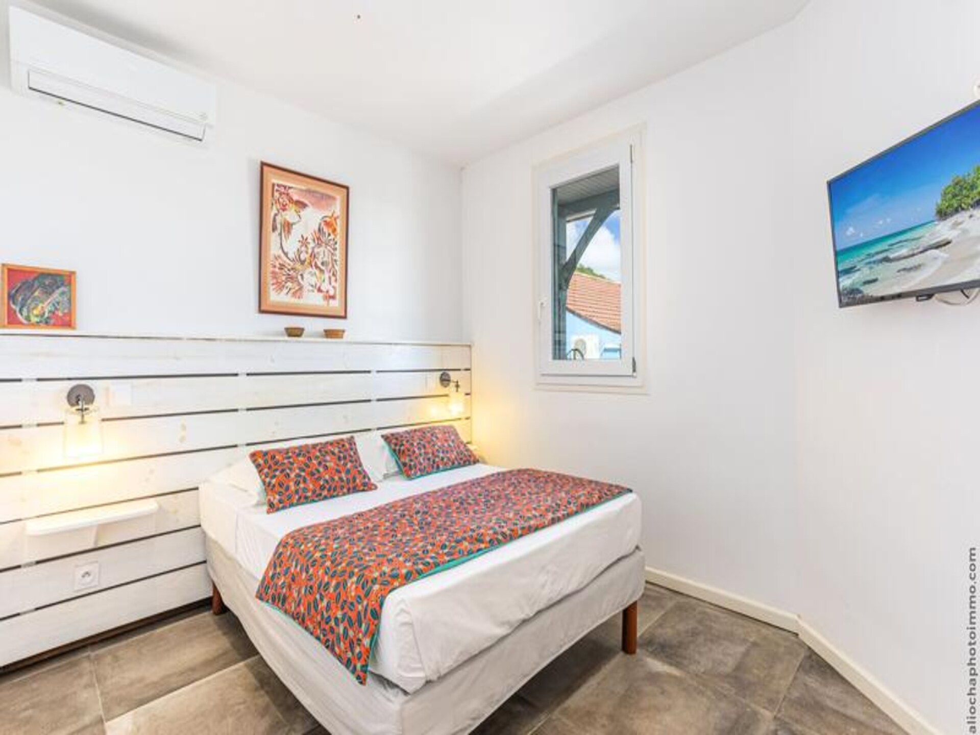 Luxe appartement voor 6 personen met tuin en airco nabij strand Gros Raisin - foto 7