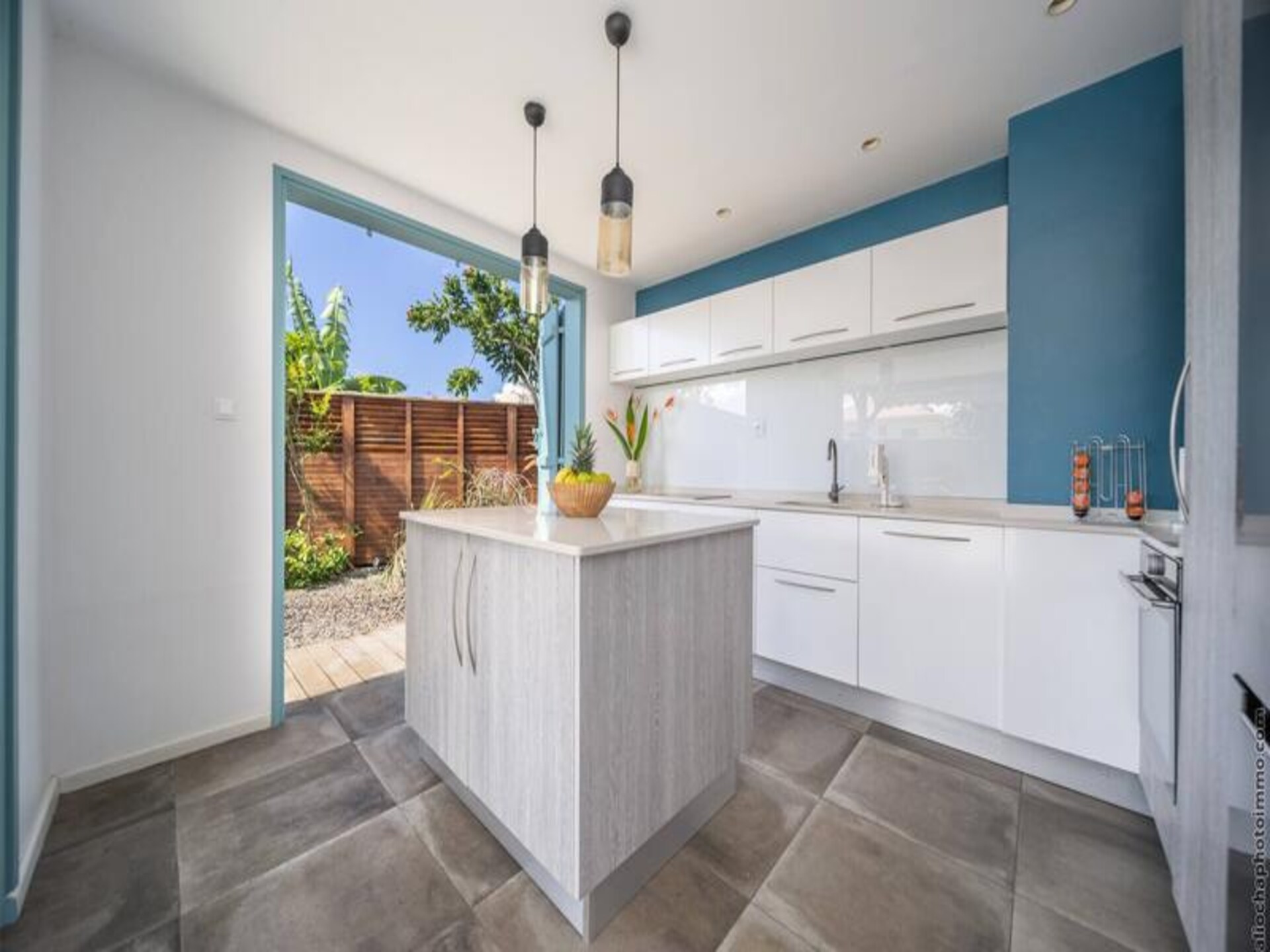 Luxe appartement voor 6 personen met tuin en airco nabij strand Gros Raisin - foto 16