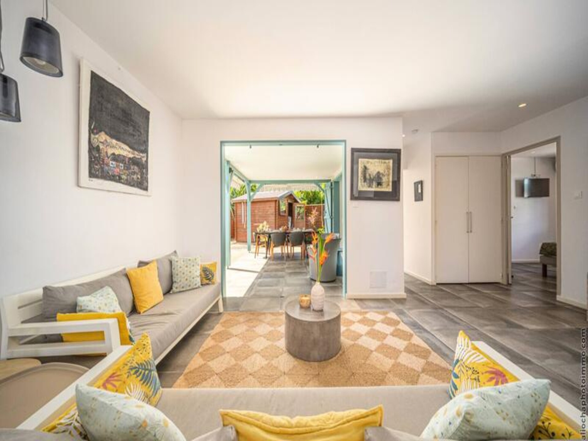 Luxe appartement voor 6 personen met tuin en airco nabij strand Gros Raisin - foto 17