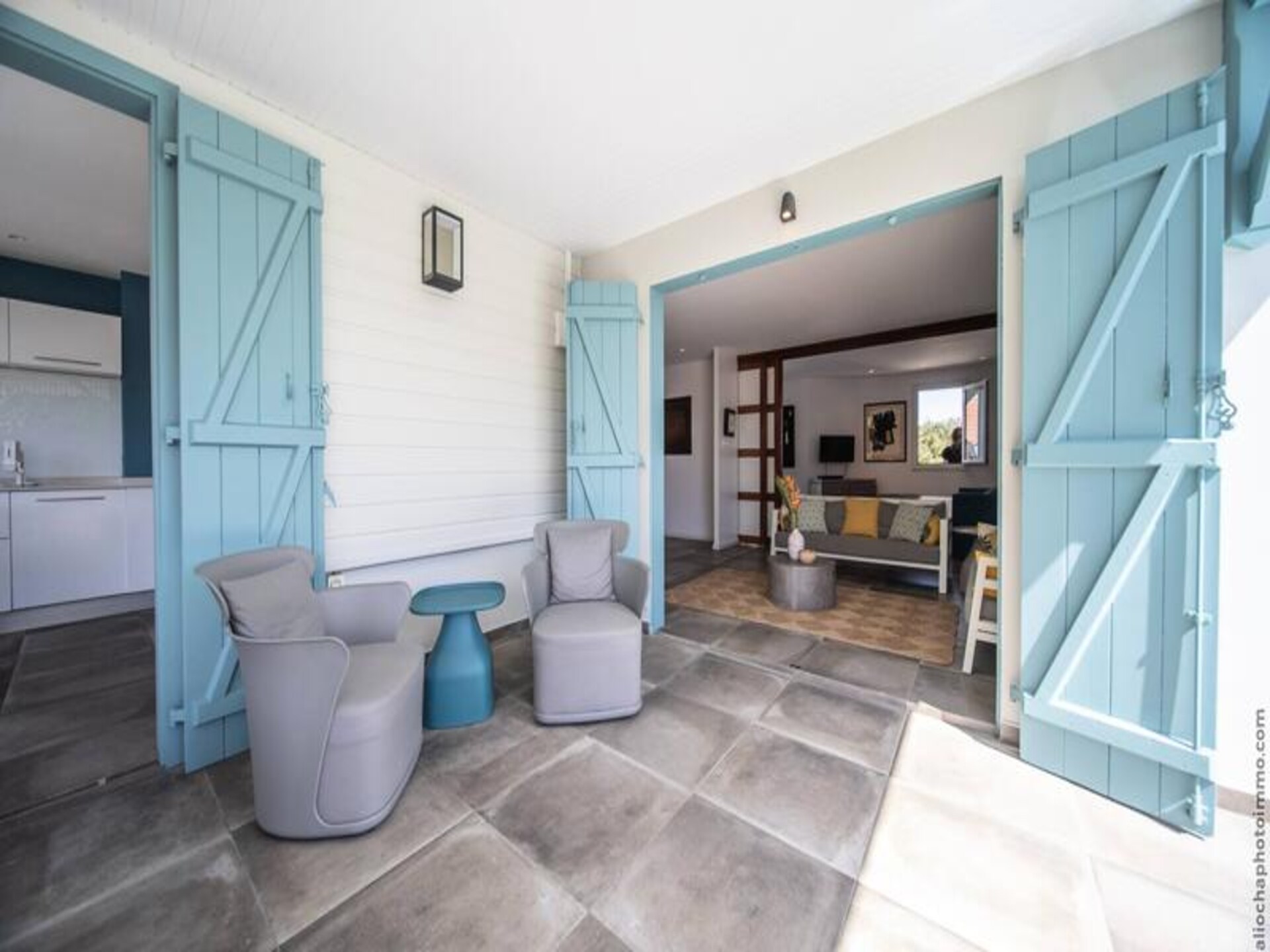 Luxe appartement voor 6 personen met tuin en airco nabij strand Gros Raisin - foto 18