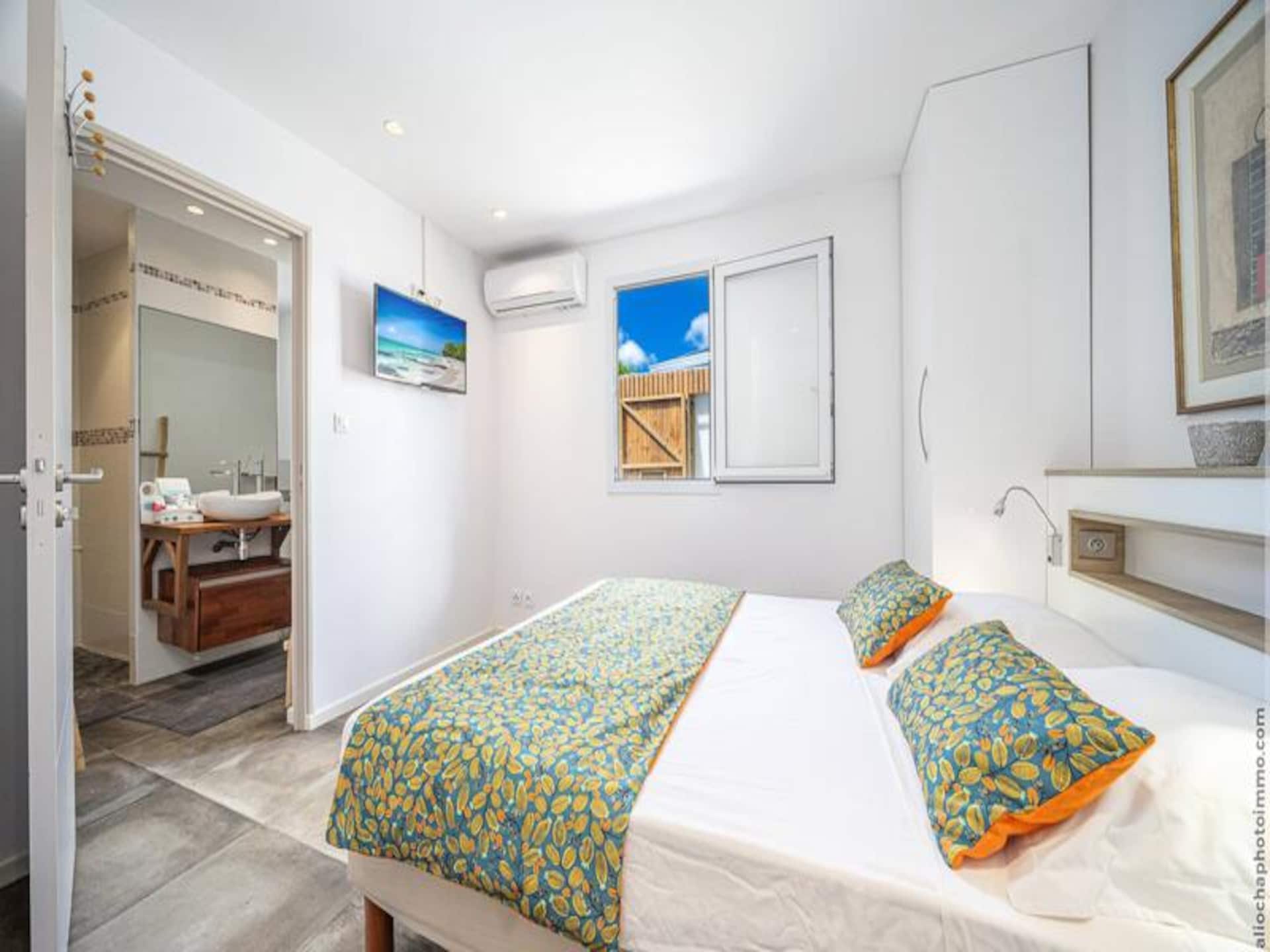 Luxe appartement voor 6 personen met tuin en airco nabij strand Gros Raisin - foto 25