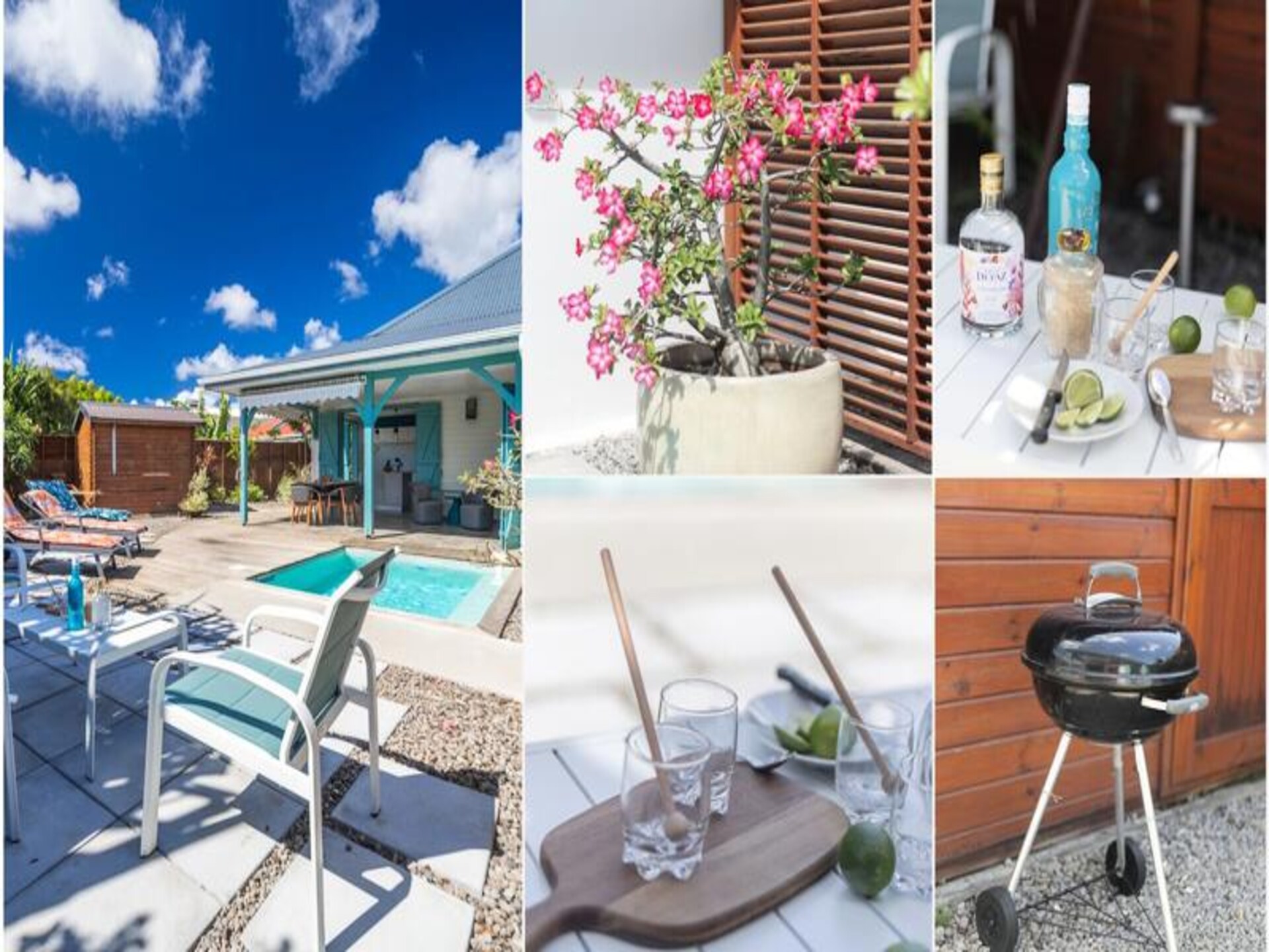 Luxe appartement voor 6 personen met tuin en airco nabij strand Gros Raisin - foto 32