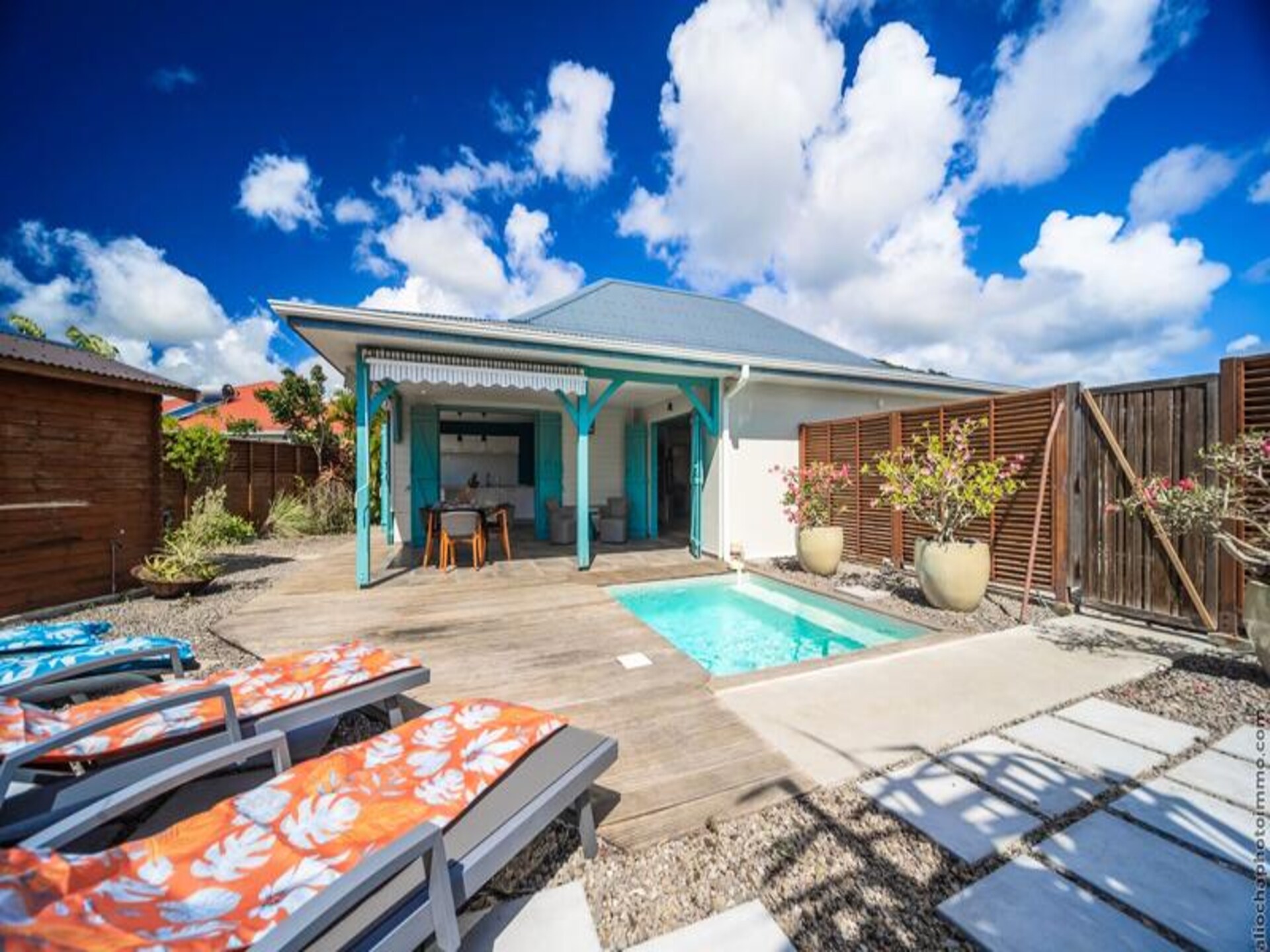 Luxe appartement voor 6 personen met tuin en airco nabij strand Gros Raisin - foto 33