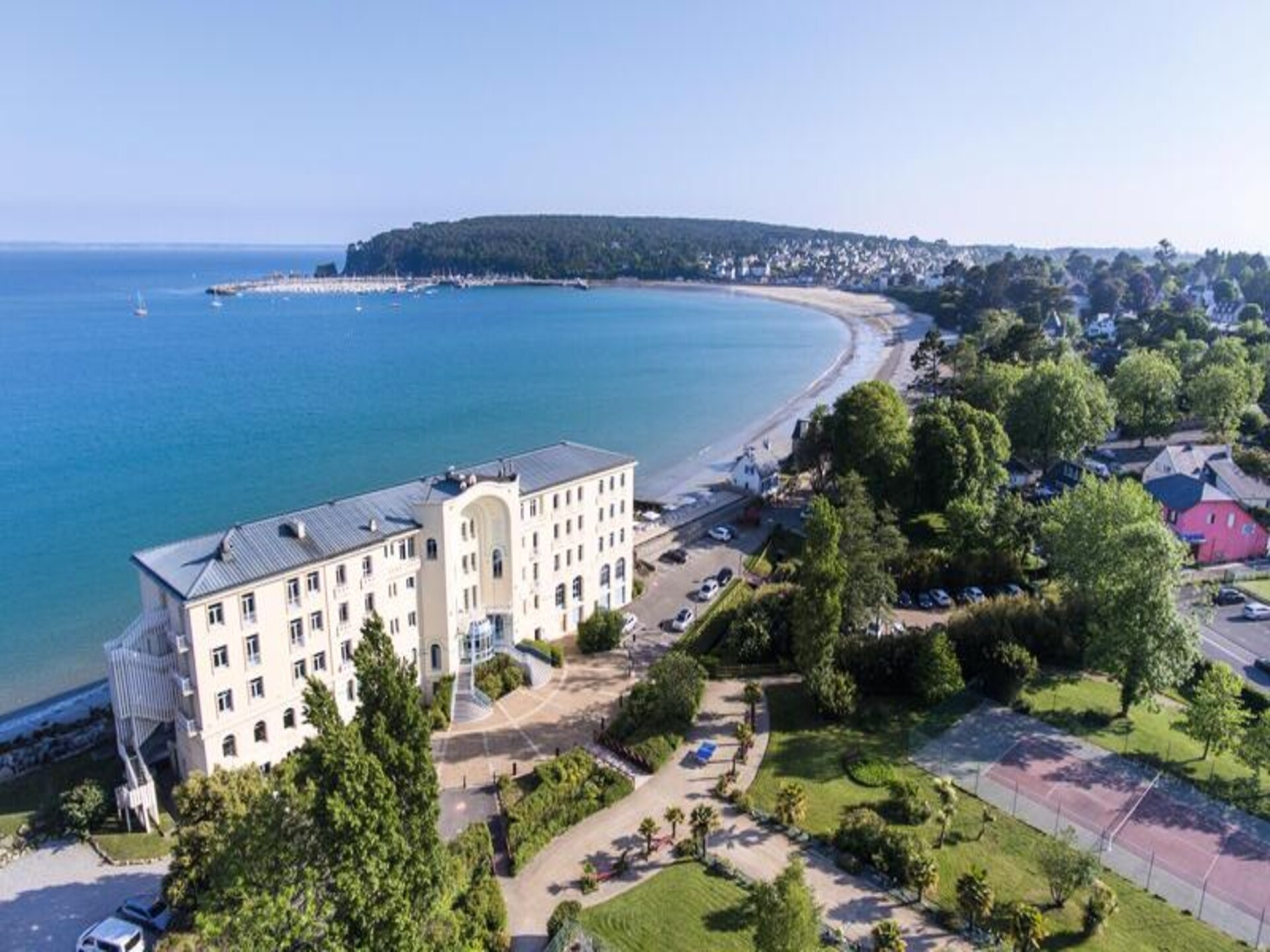 Uitzicht op zee in Morgat: appartement voor 2 bij Grand Hôtel De La Mer - foto 10