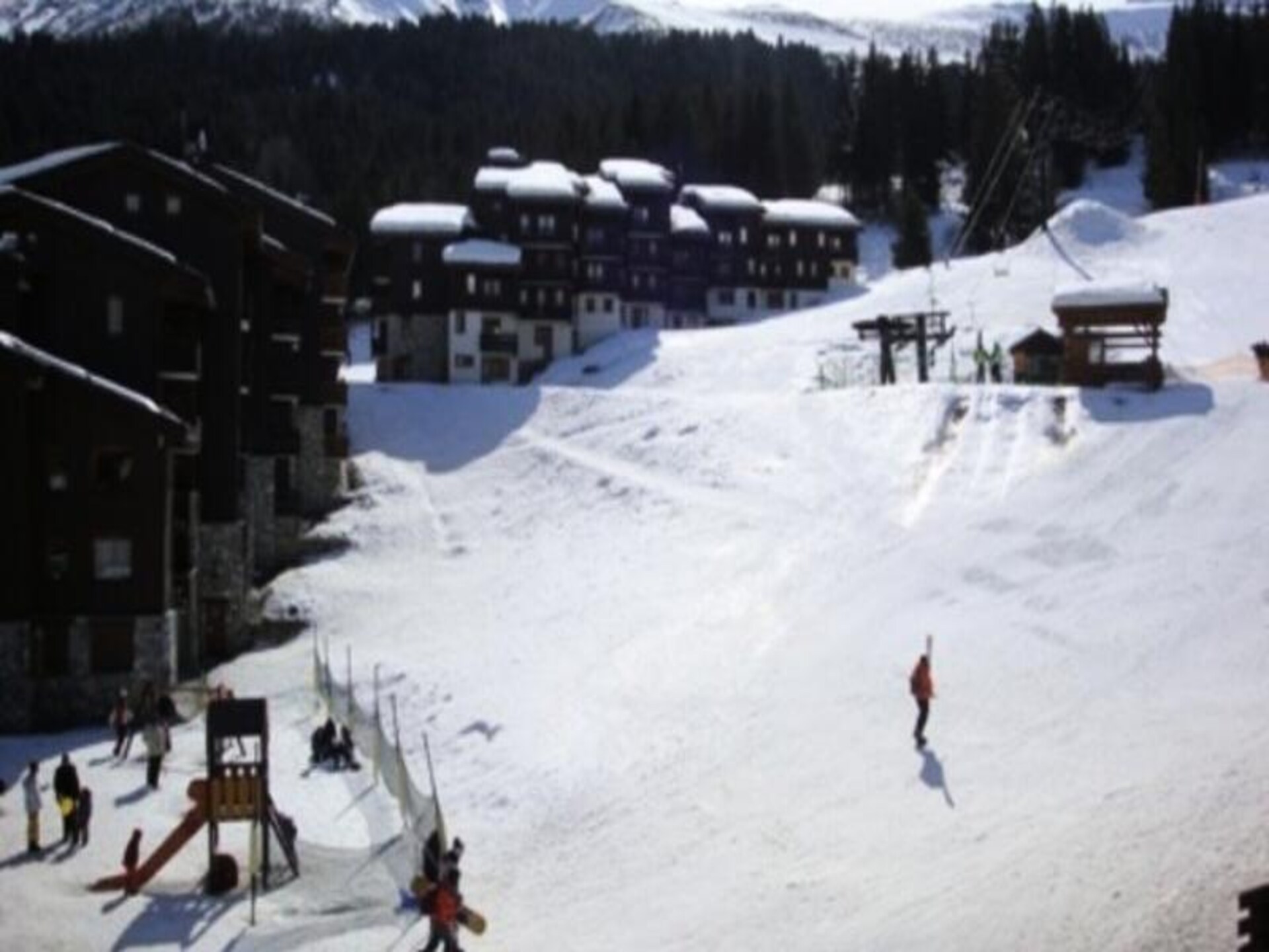 Knusse studio aan de piste in Valmorel met uitzicht op de bergen - foto 16