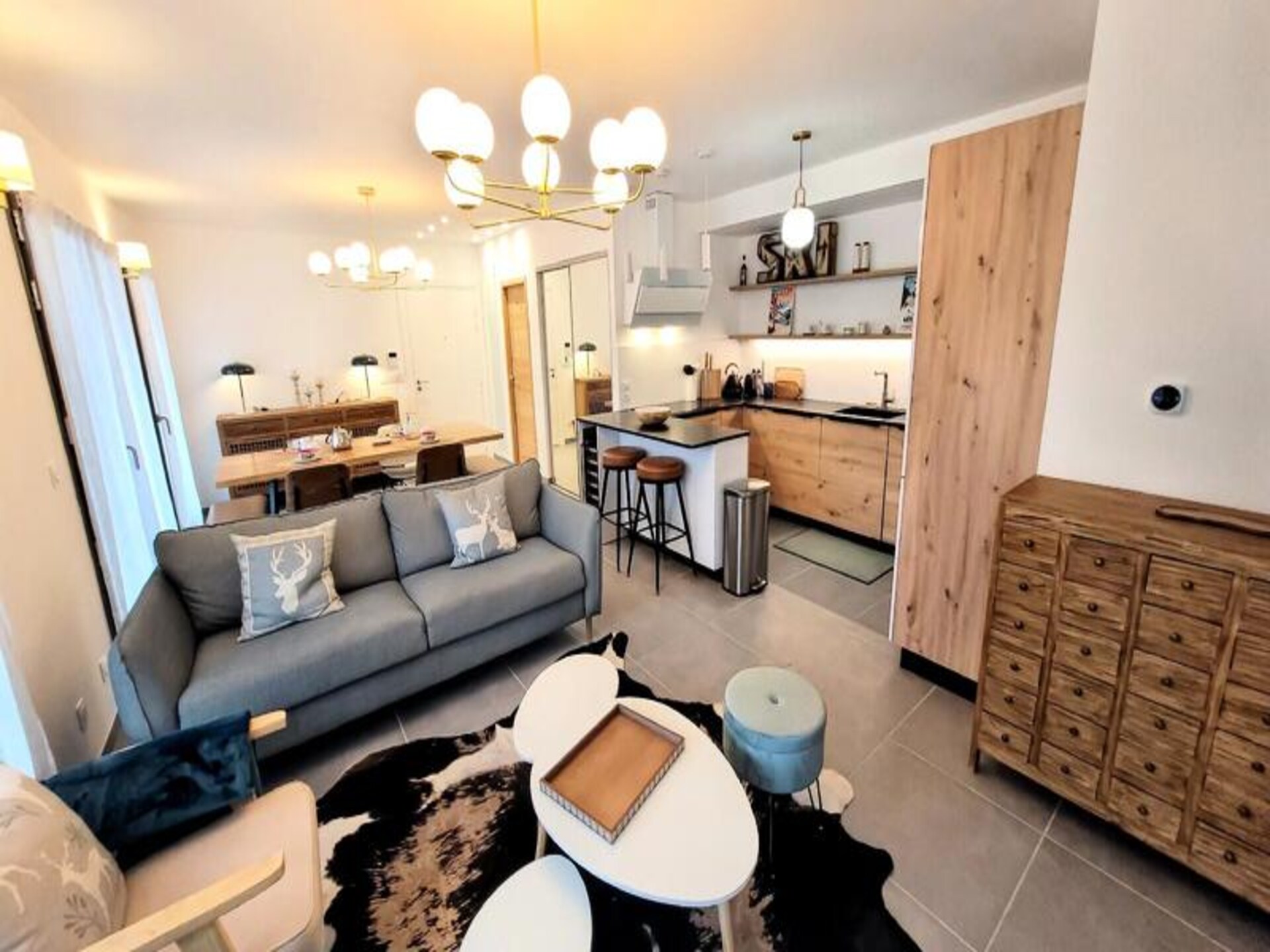 Licht appartement met groot terras, 300m van centrum Les Gets - foto 7