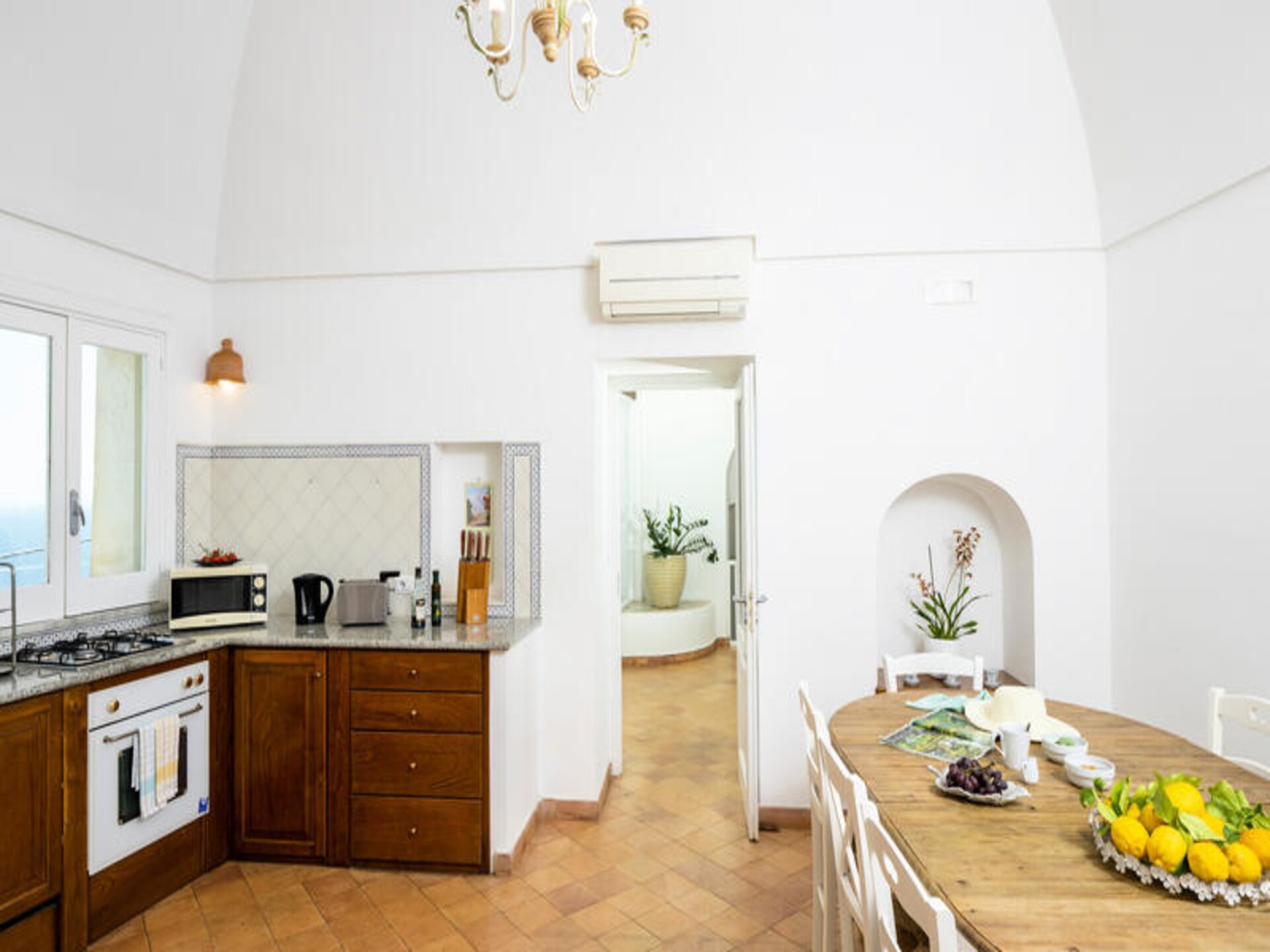 Villa Panorama: Elegant appartement met zeezicht en tuin in Praiano - foto 19