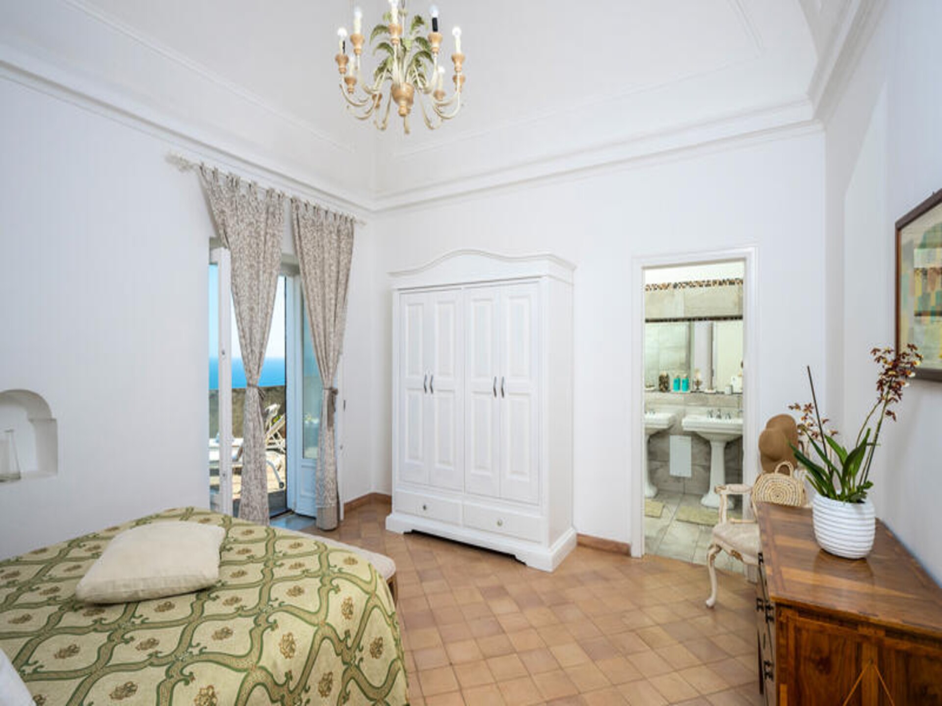 Villa Panorama: Elegant appartement met zeezicht en tuin in Praiano - foto 22