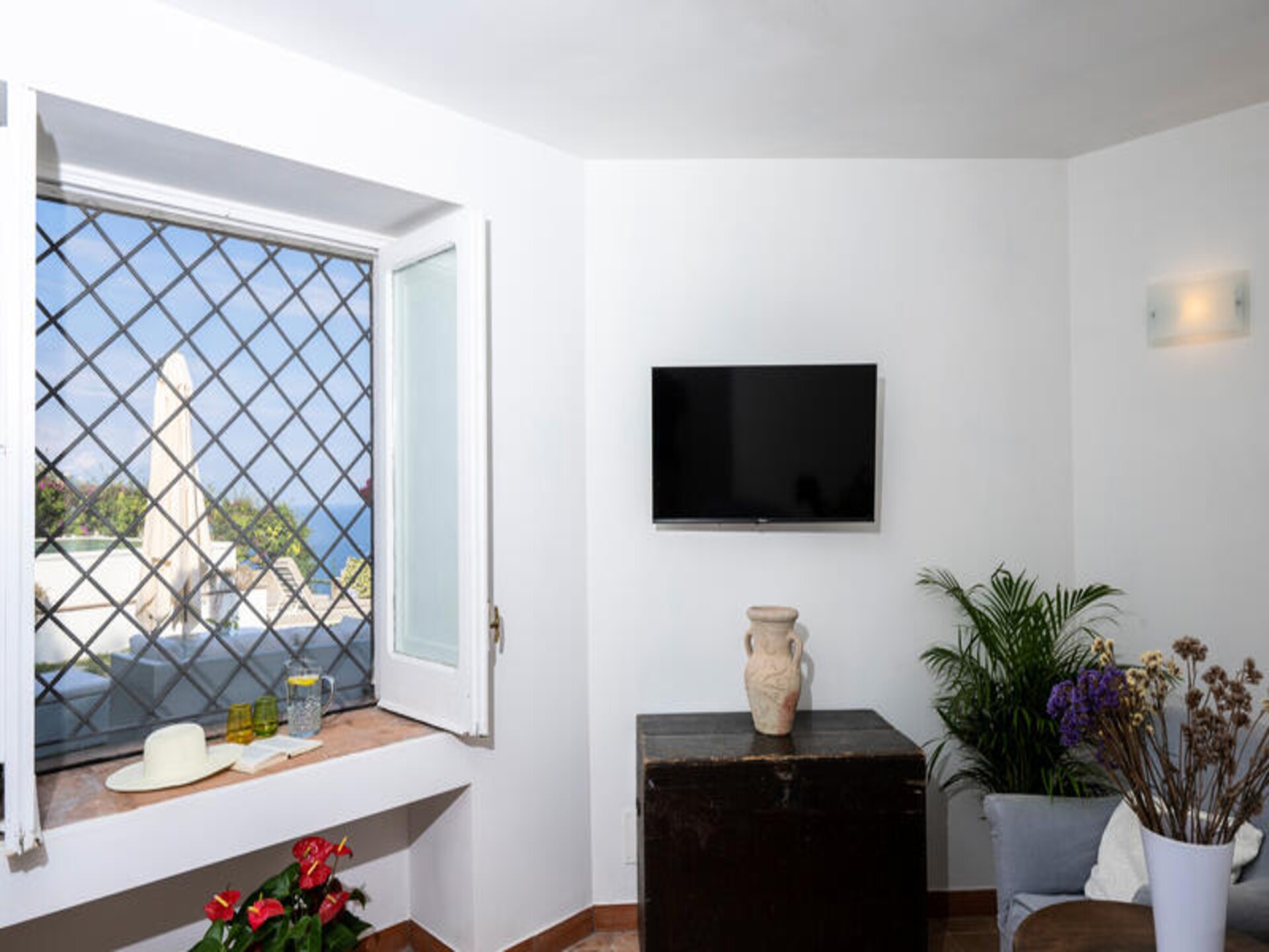 Villa Panorama: Elegant appartement met zeezicht en tuin in Praiano - foto 27