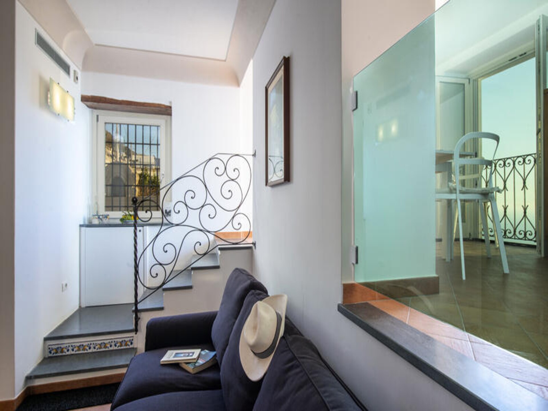 Casa Cimino A: Betoverend appartement met panoramisch uitzicht op zee in Praiano - foto 13