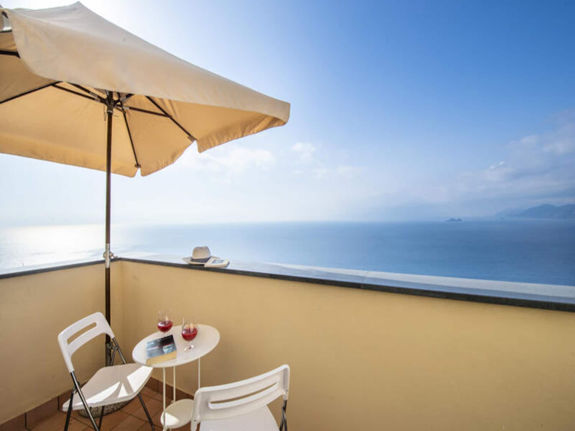 Appartement Villa Imperati in Praiano met panoramisch zeezicht en privézwembad - foto 11