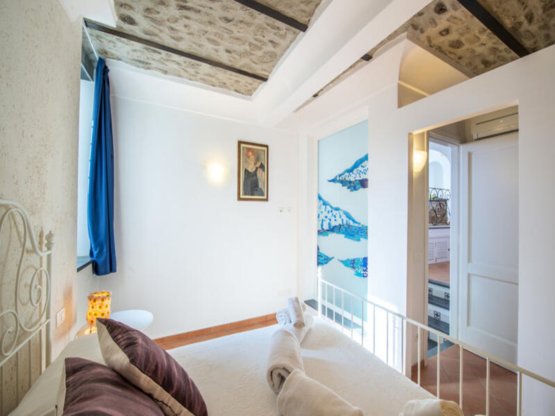 Appartement Villa Imperati in Praiano met panoramisch zeezicht en privézwembad - foto 19