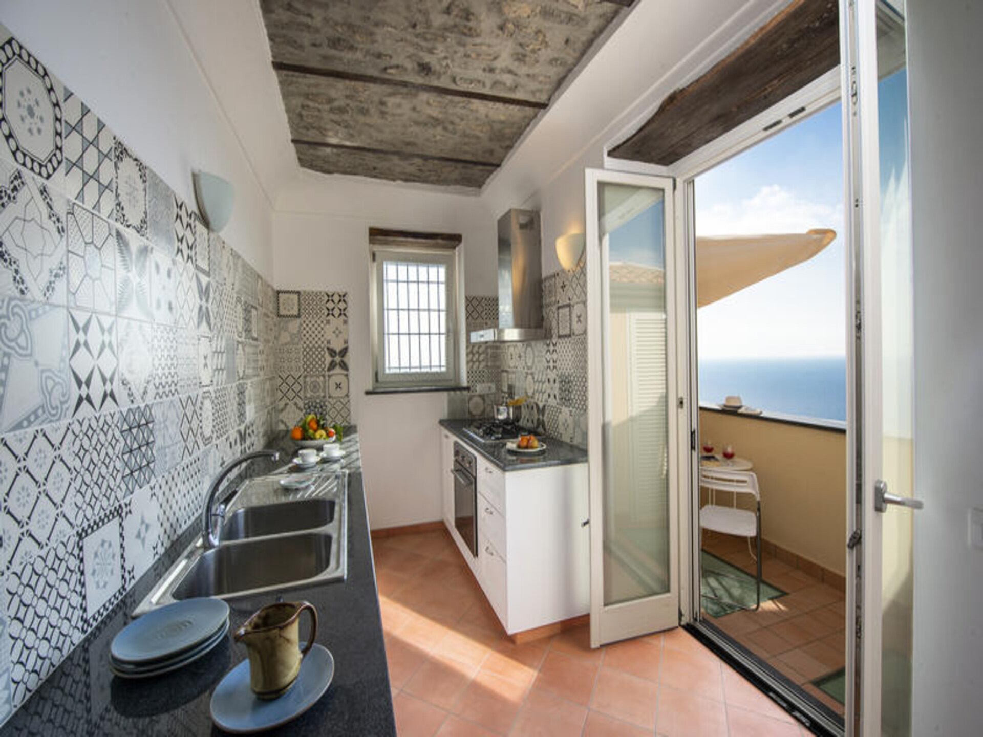 Appartement Villa Imperati in Praiano met panoramisch zeezicht en privézwembad - foto 22