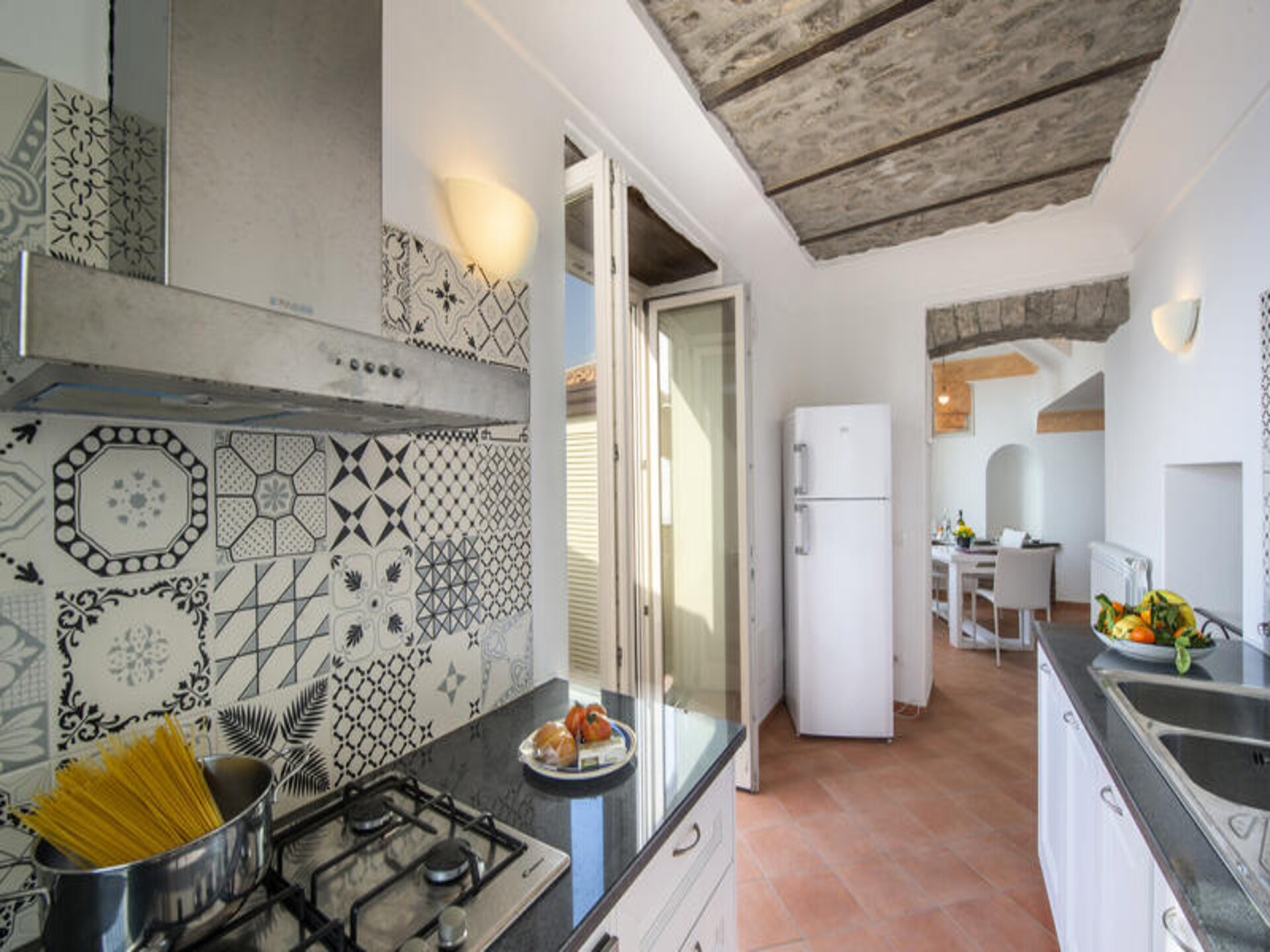 Appartement Villa Imperati in Praiano met panoramisch zeezicht en privézwembad - foto 23