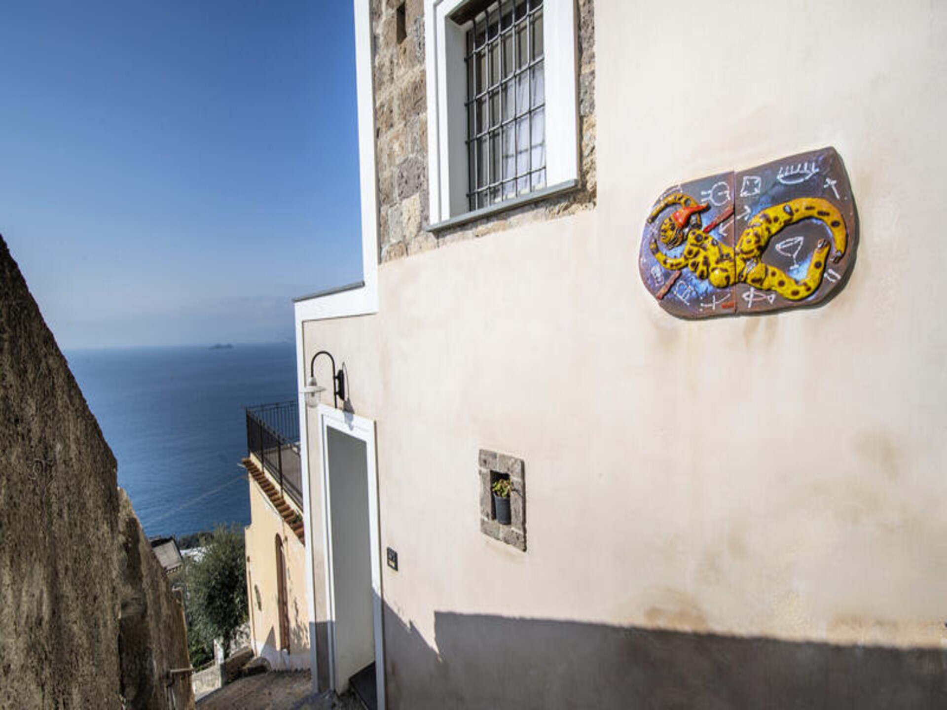 Appartement Villa Imperati in Praiano met panoramisch zeezicht en privézwembad - foto 29