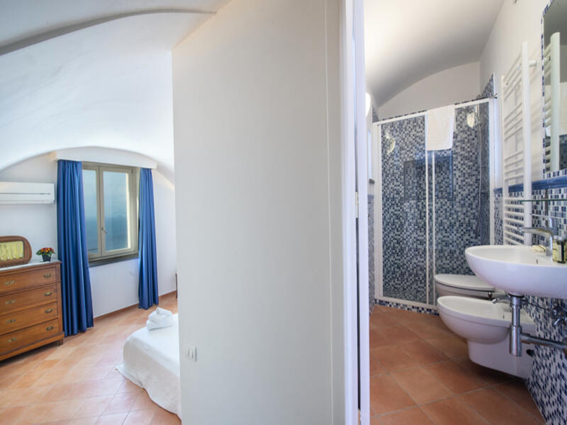 Appartement Villa Imperati in Praiano met panoramisch zeezicht en privézwembad - foto 31