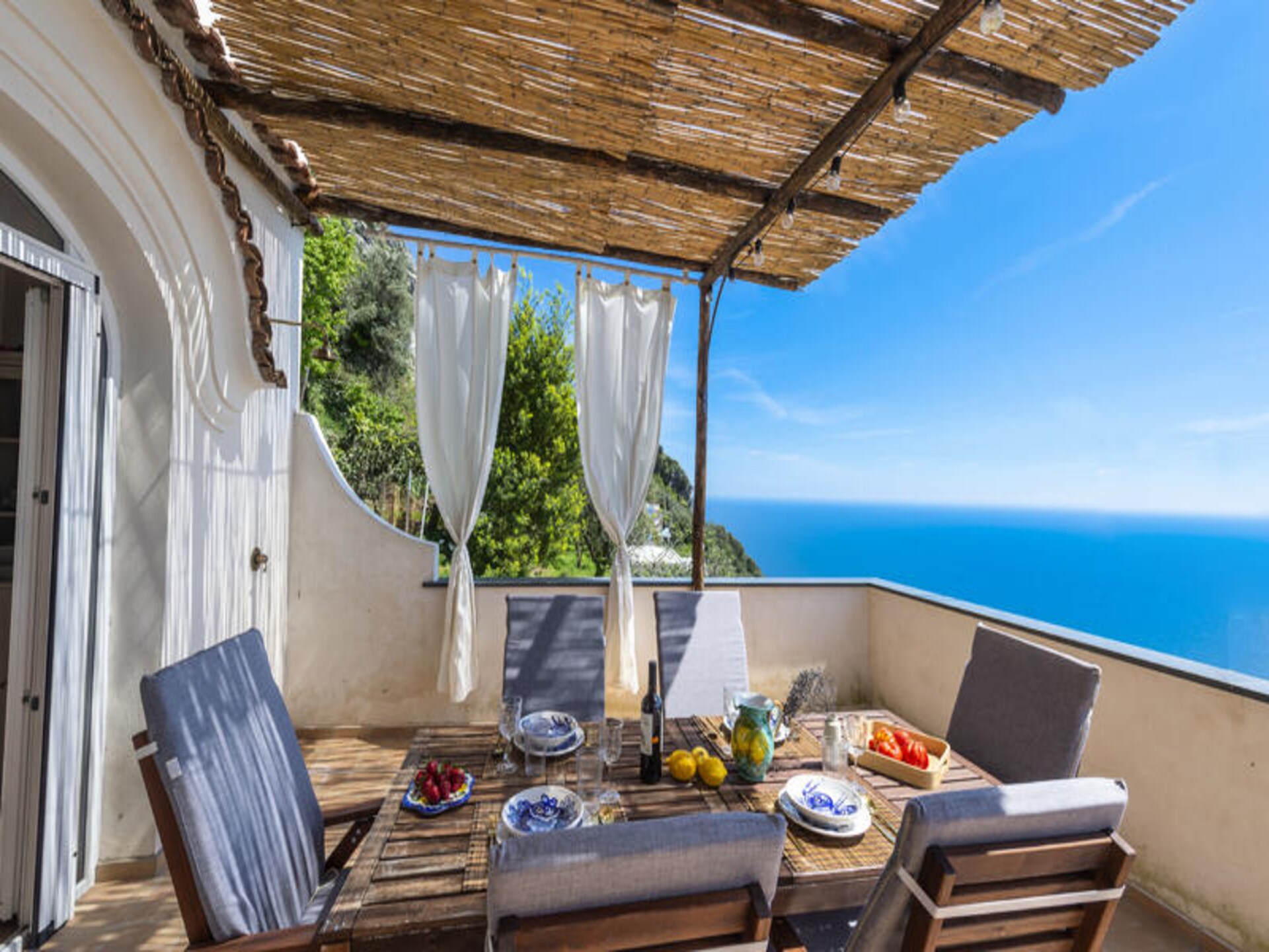 Casa Punta di Diamante: panoramisch appartement met zwembad in Praiano - foto 14