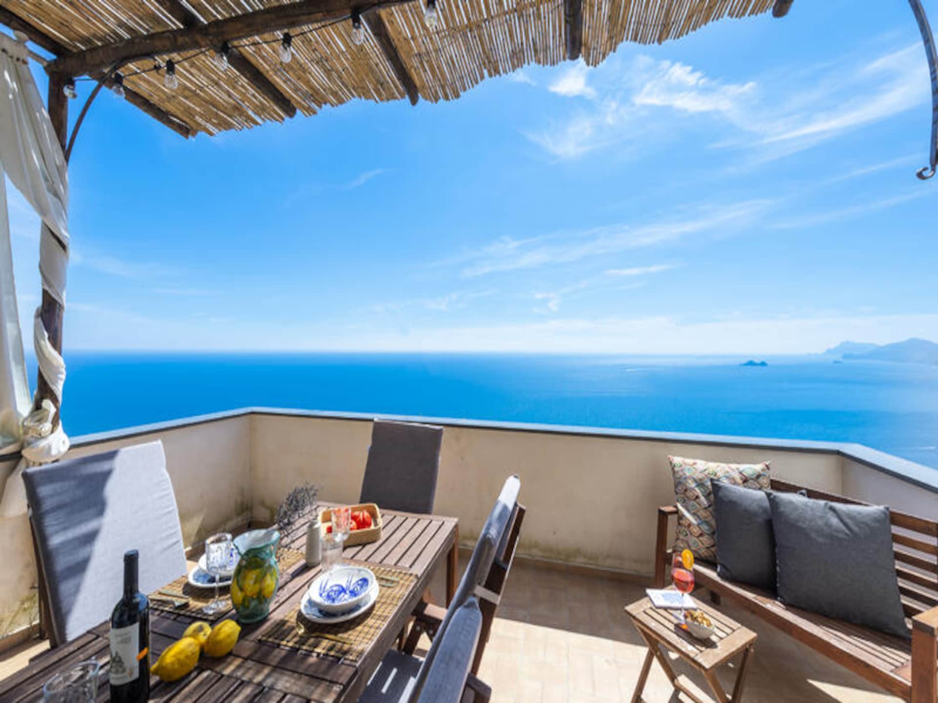 Casa Punta di Diamante: panoramisch appartement met zwembad in Praiano - foto 15