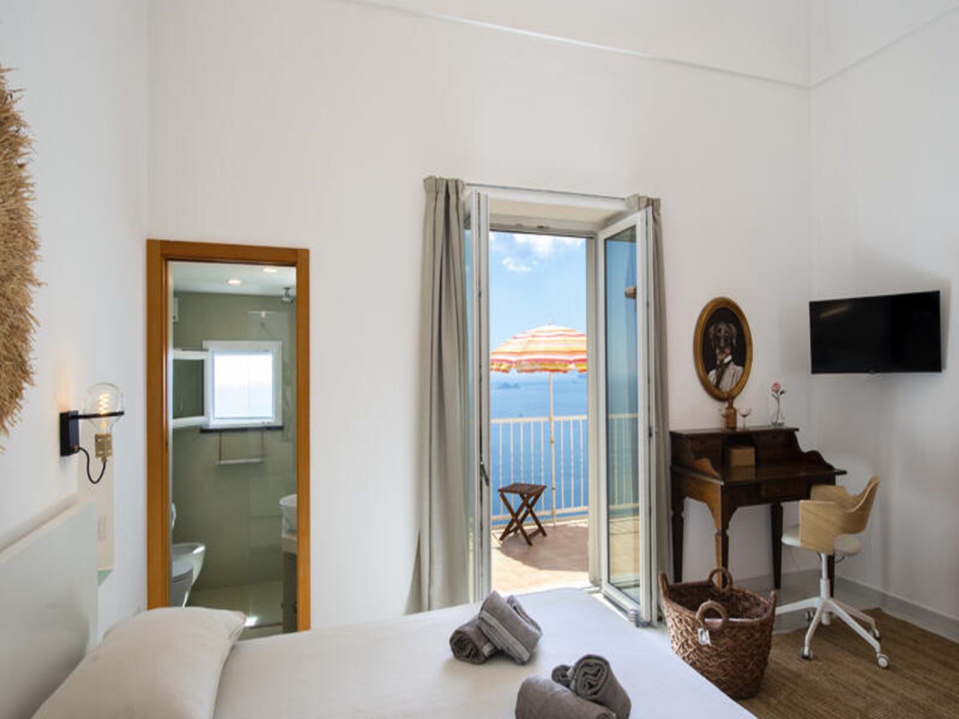 Casa Punta di Diamante: panoramisch appartement met zwembad in Praiano - foto 24