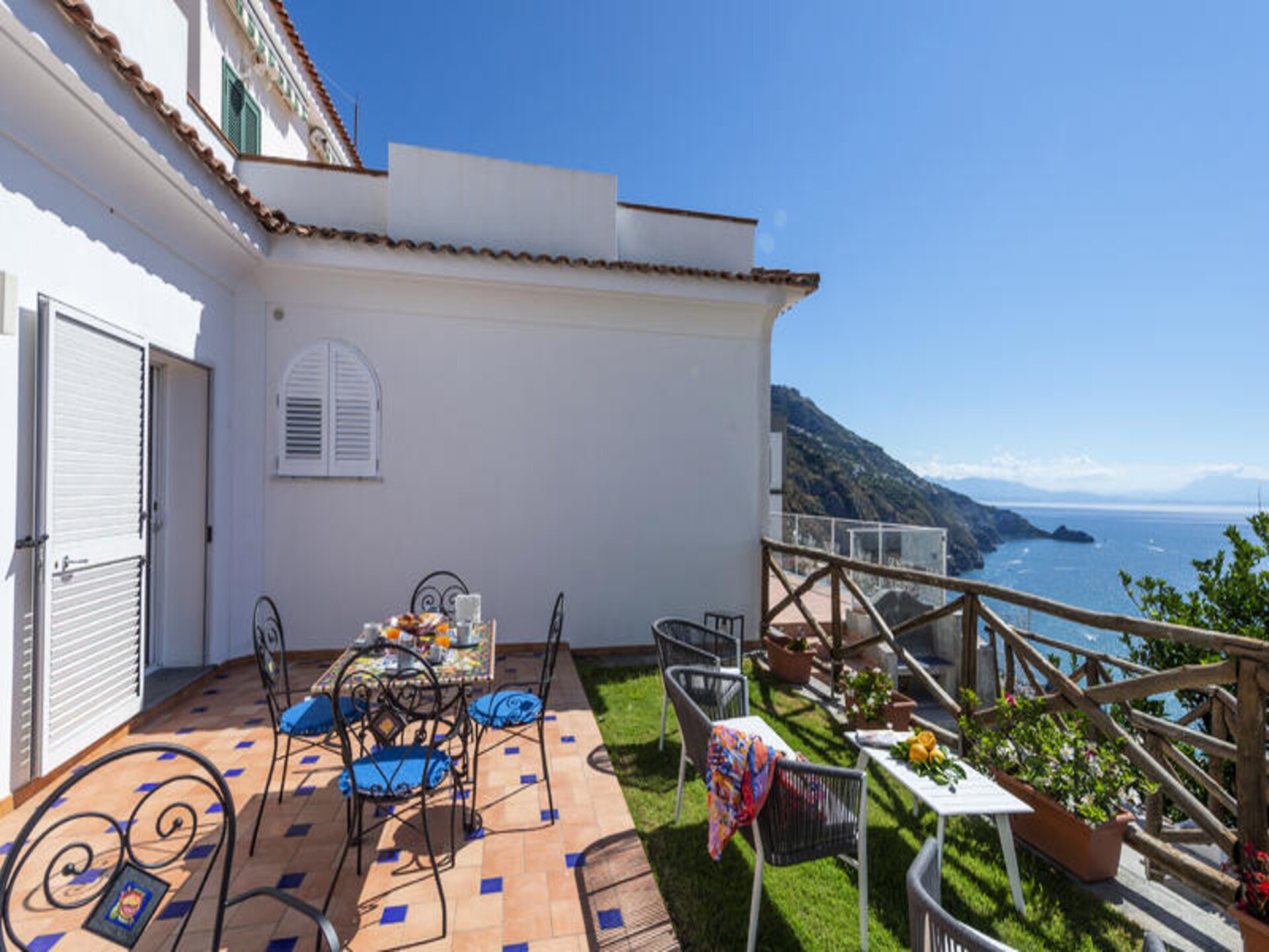 Villa Euriclea: Zeezicht appartement met 2 slaapkamers in Praiano - foto 4