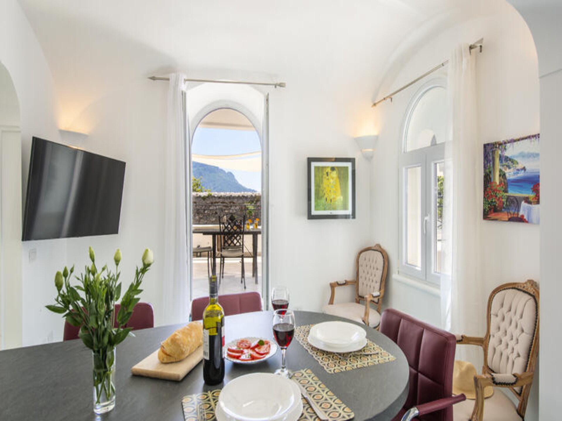Romantisch appartement in Ravello met terras, jacuzzi en uitzicht op de Belvedere - foto 17