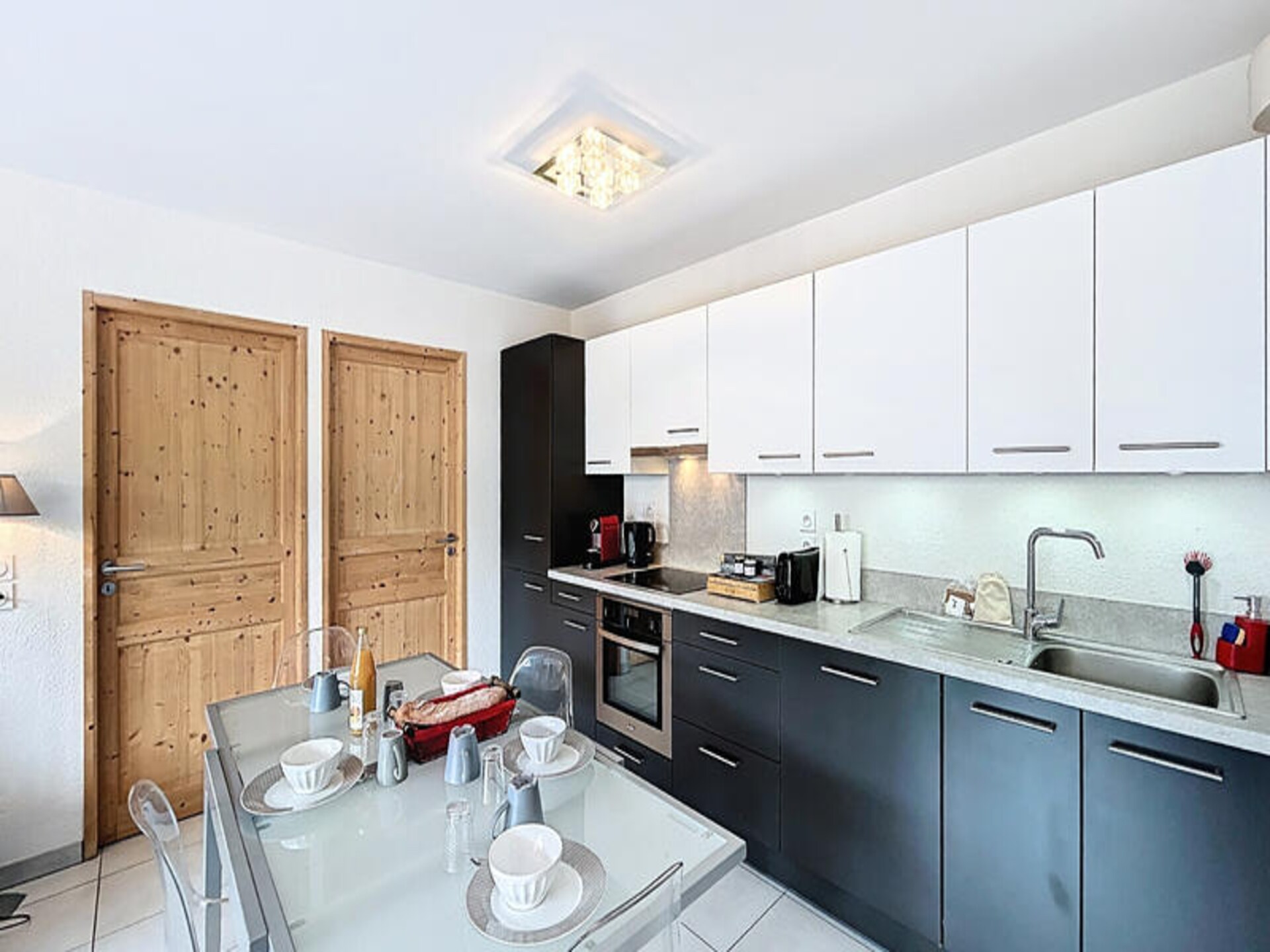Modern appartement Les Gets, direct aan de piste voor 6 personen - foto 9