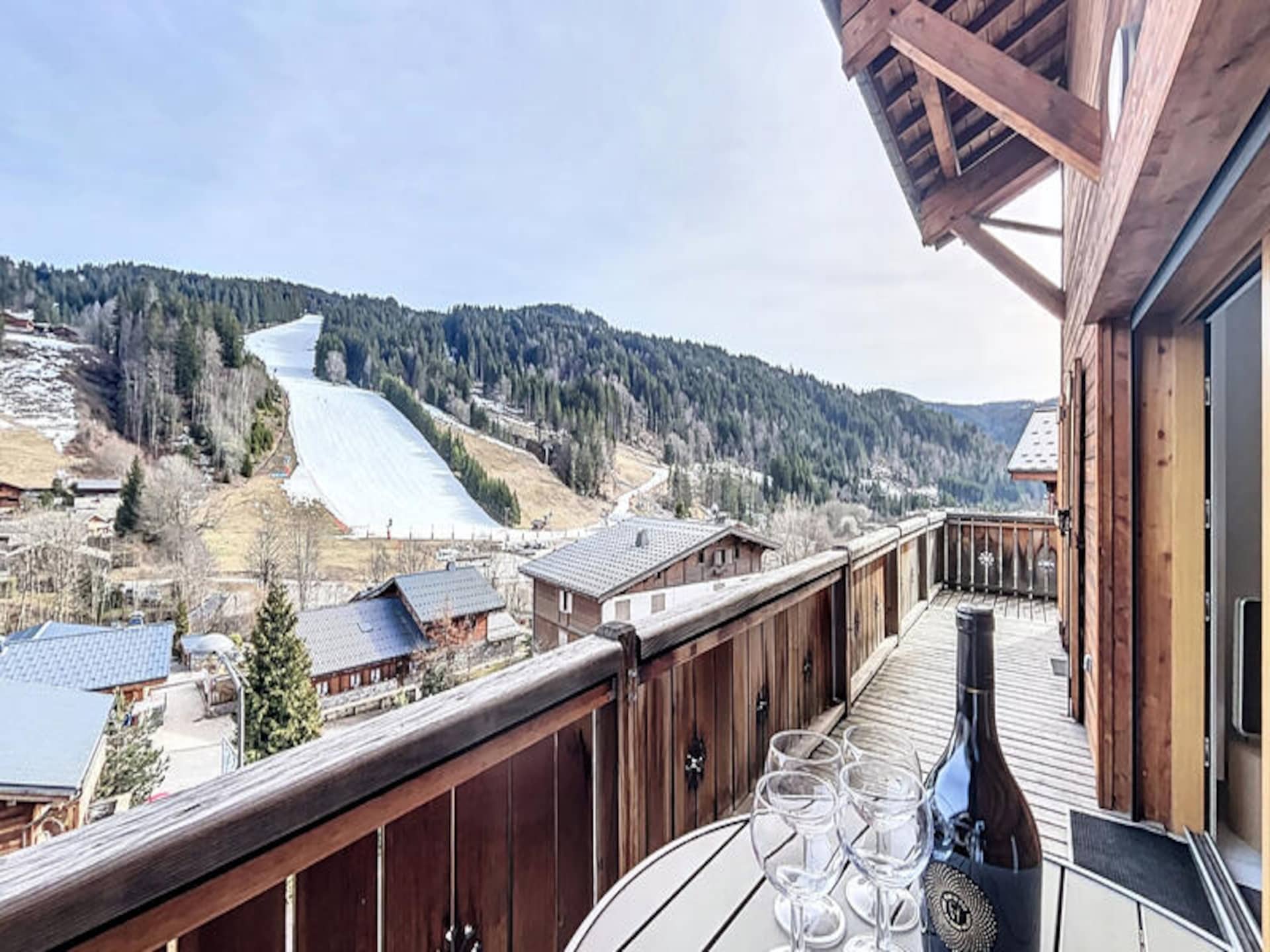 Modern appartement Les Gets, direct aan de piste voor 6 personen - foto 22