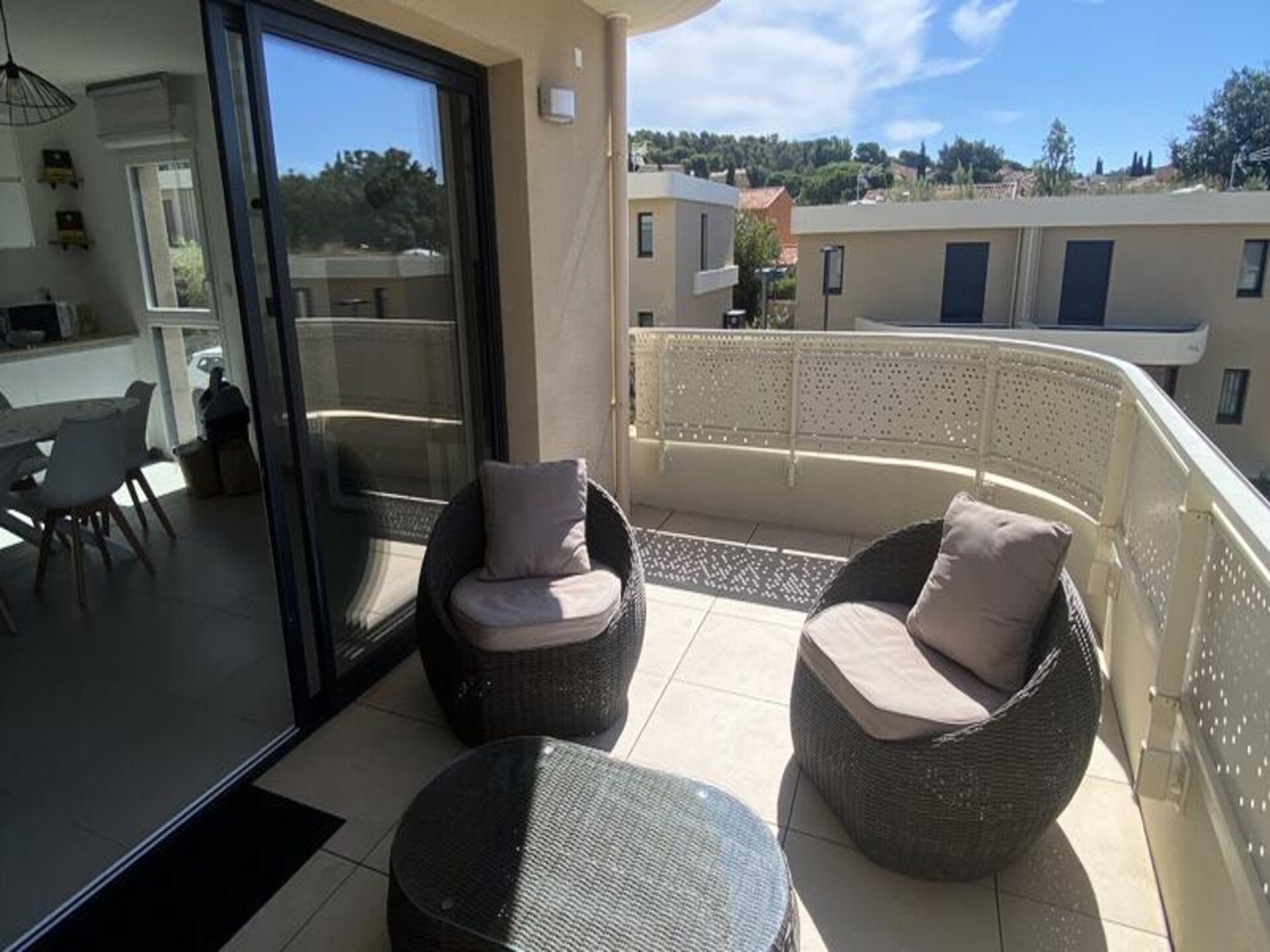 Appartement aan zee in Saint Mandrier met terras en airco voor 6 personen - foto 12