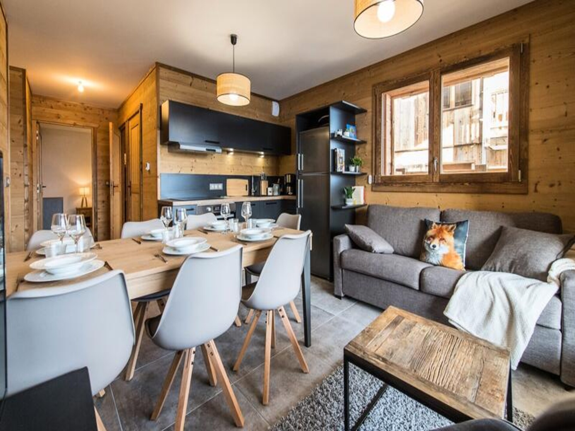 Ski-in, ski-out appartement voor 8 personen met panoramisch uitzicht in La Toussuire - foto 3