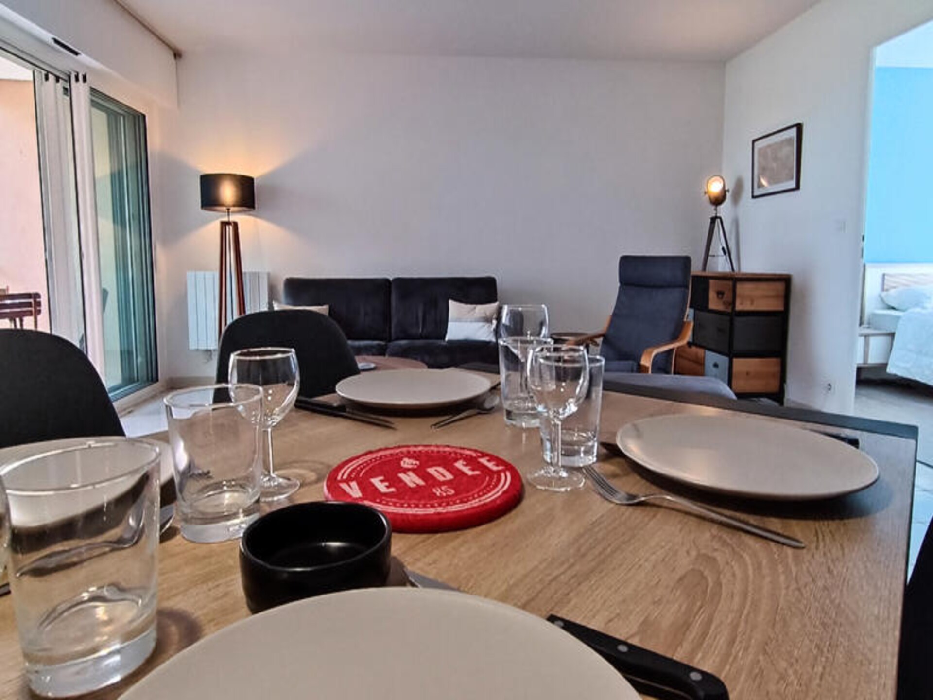 Licht appartement met oceaanzicht in Les Sables d'Olonne - foto 4