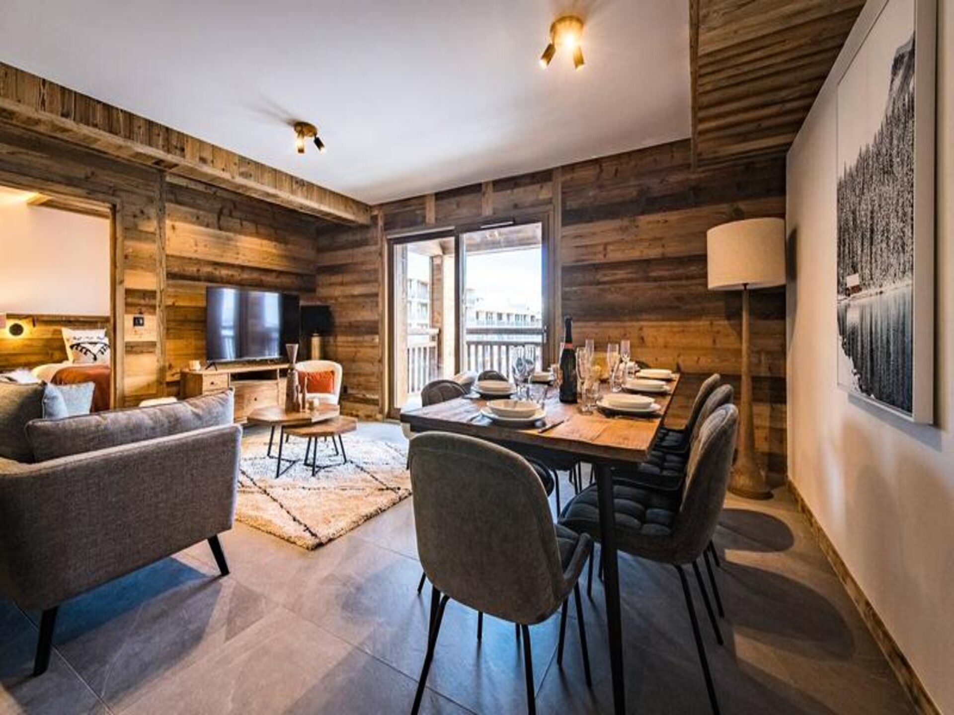 Ski-in/ski-out appartement met jacuzzi en uitzicht in La Toussuire - foto 4