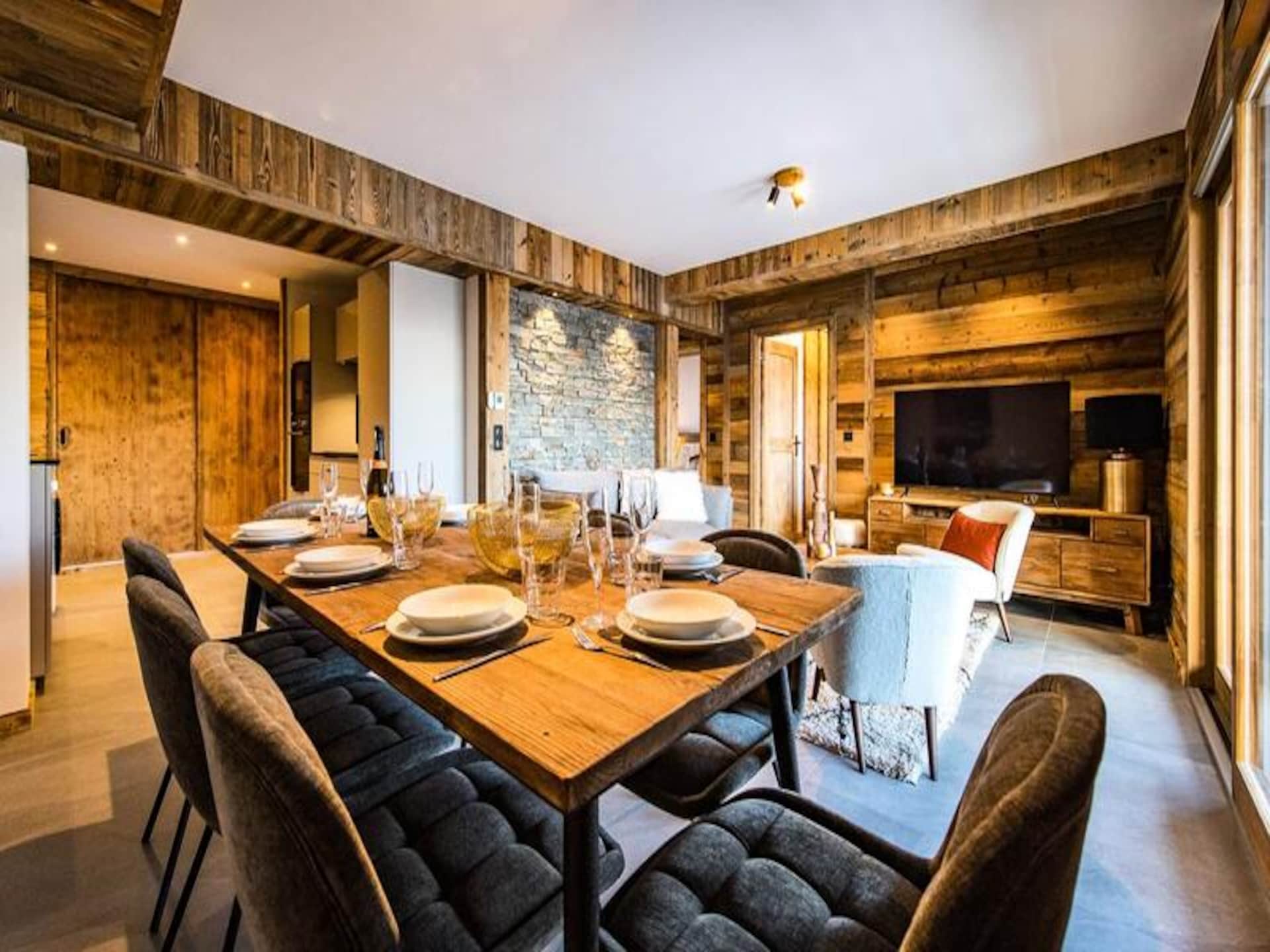 Ski-in/ski-out appartement met jacuzzi en uitzicht in La Toussuire - foto 7