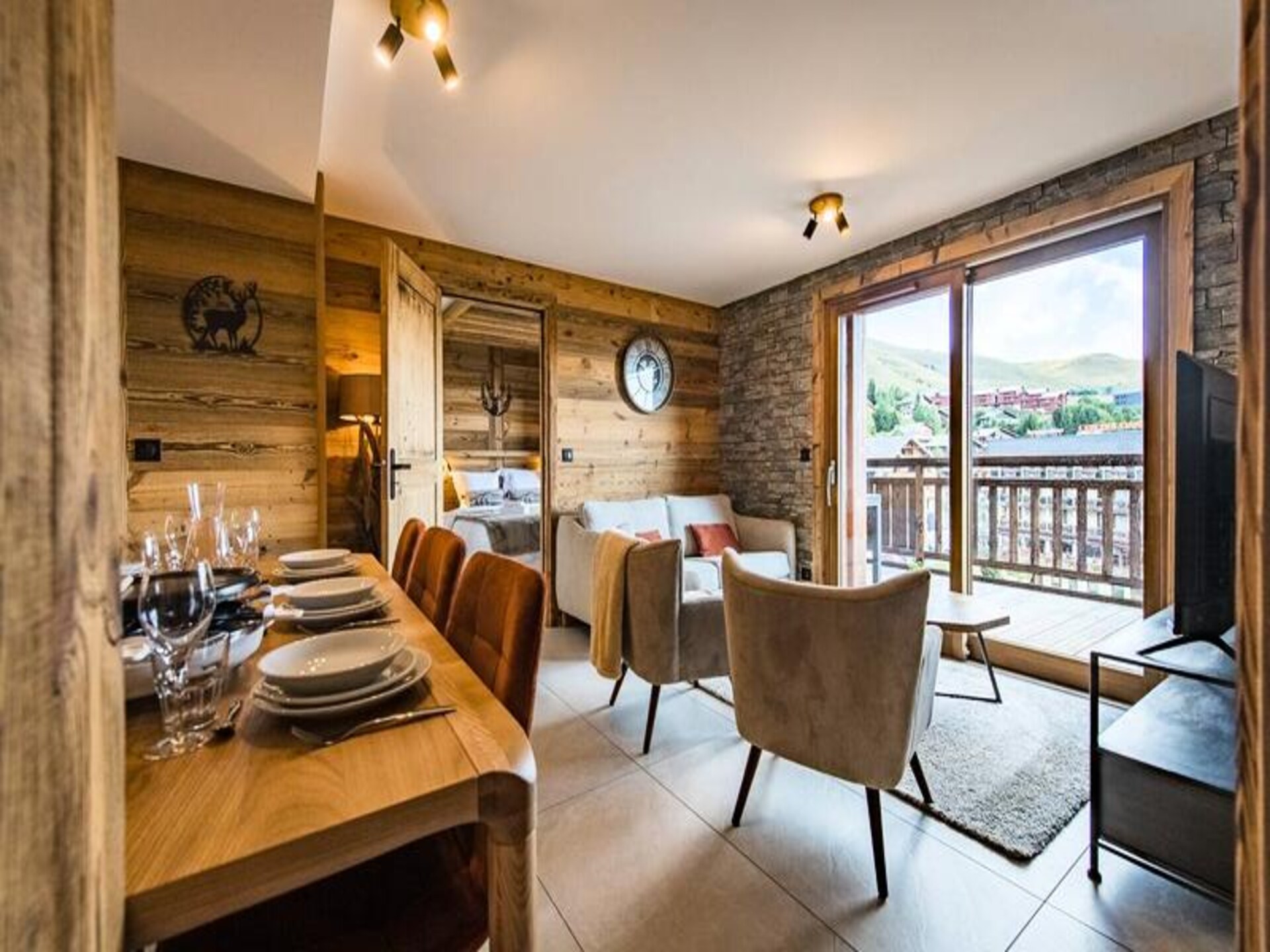 Ski-in/ski-out appartement voor 6 personen direct aan de piste in La Toussuire - foto 3