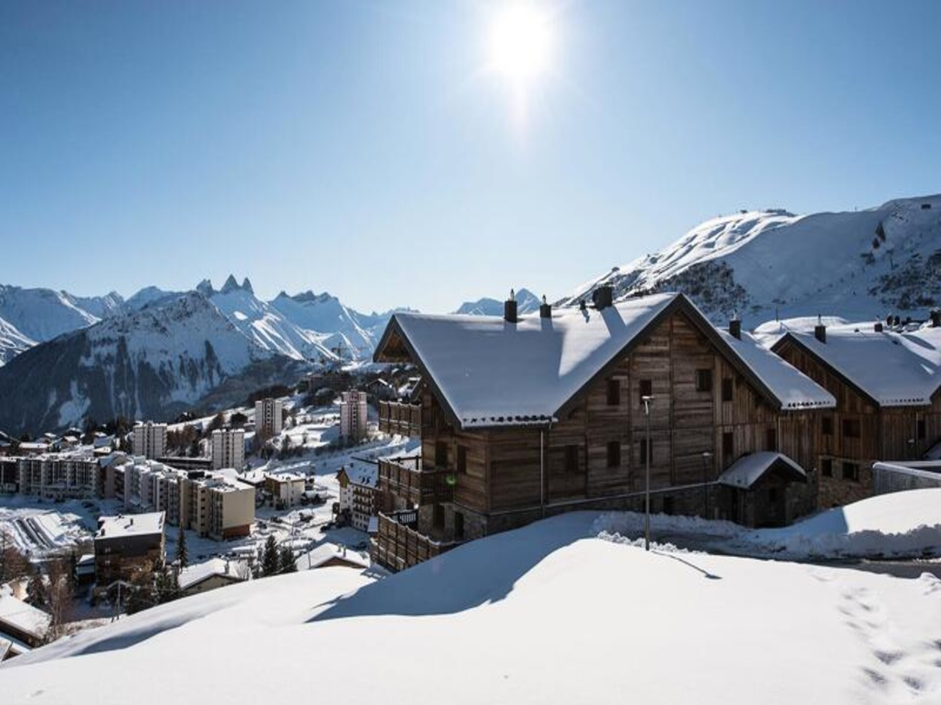Ski-in/ski-out appartement in La Toussuire met panoramisch uitzicht op de Aiguilles d'Arves - foto 11
