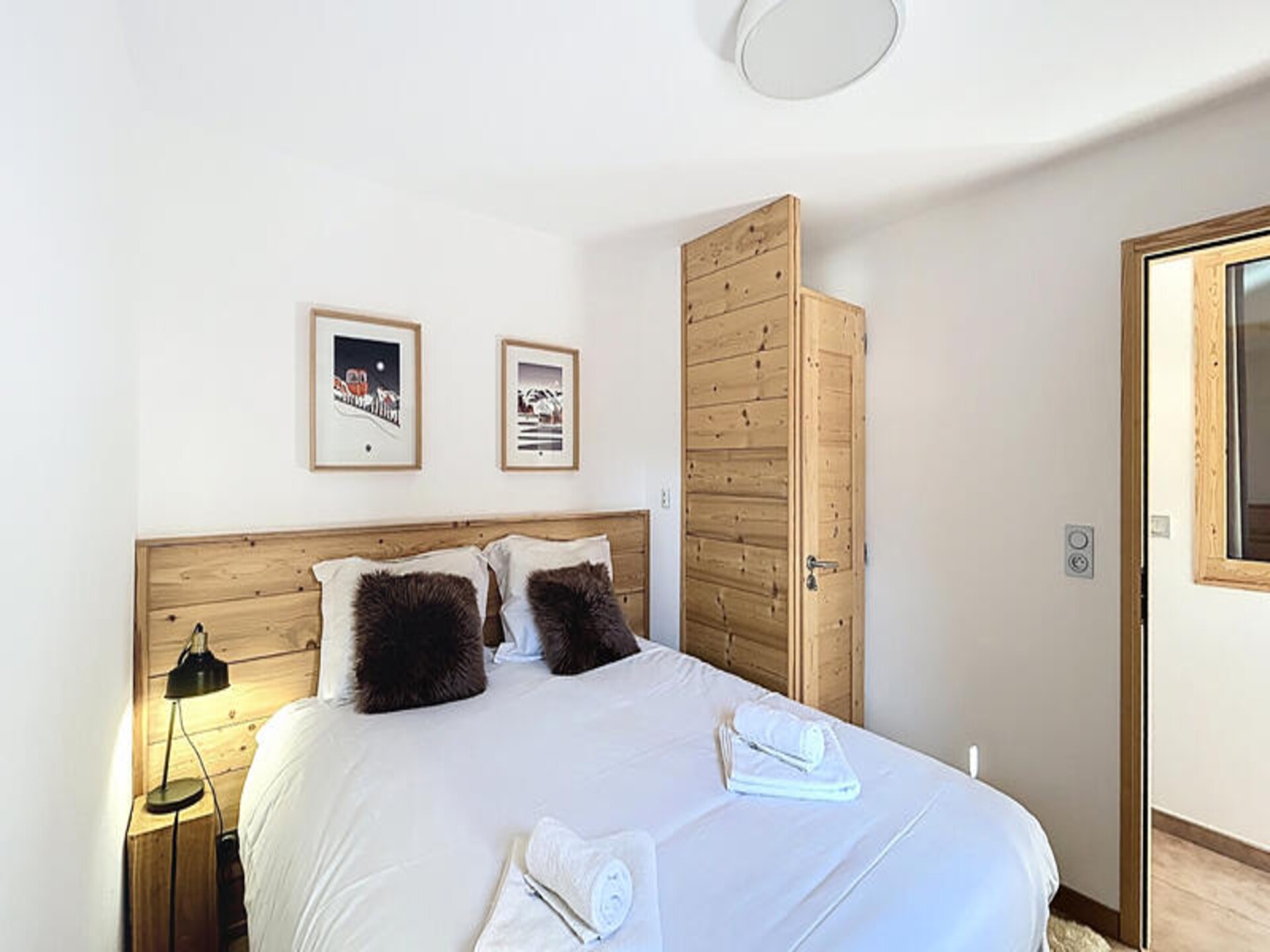 Appartement Perrières: Uitzicht op de Piste in Les Gets - foto 11