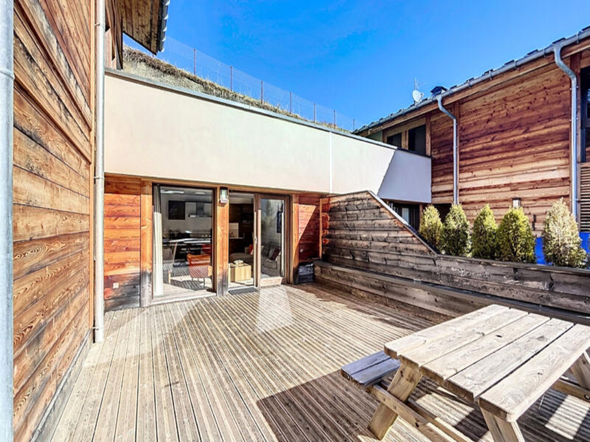 Appartement Perrières: Uitzicht op de Piste in Les Gets - foto 29