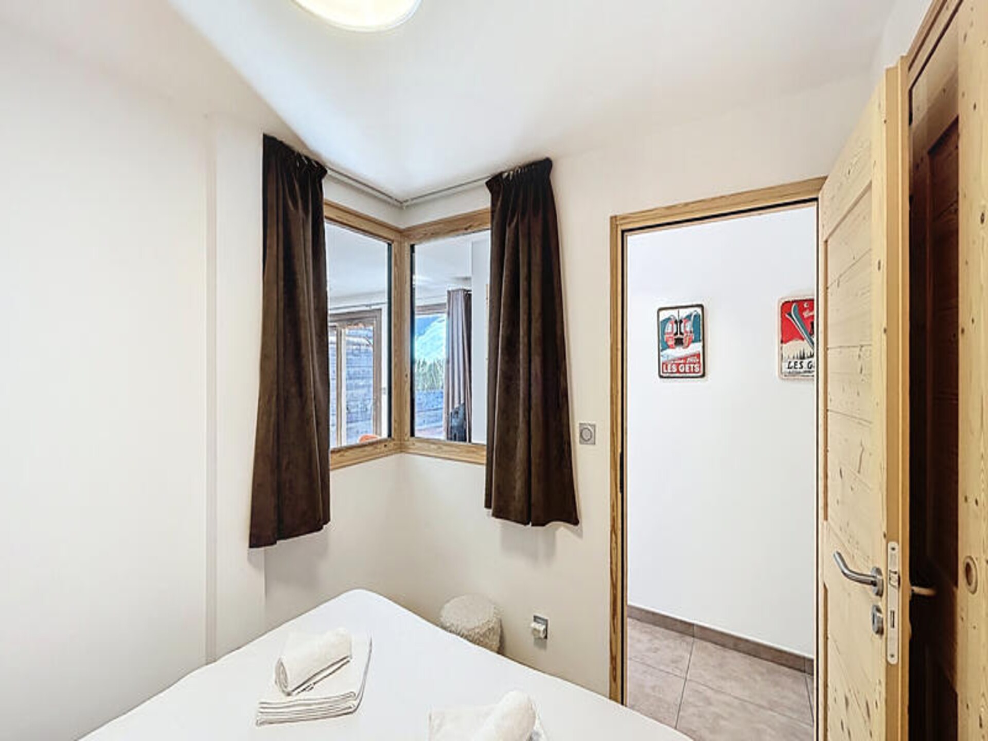 Appartement Perrières: Uitzicht op de Piste in Les Gets - foto 31